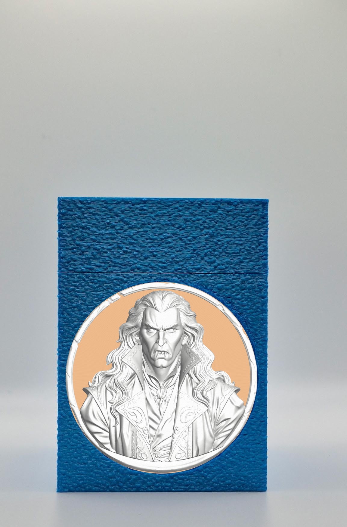 Gothic Vampire Card Box — Blue