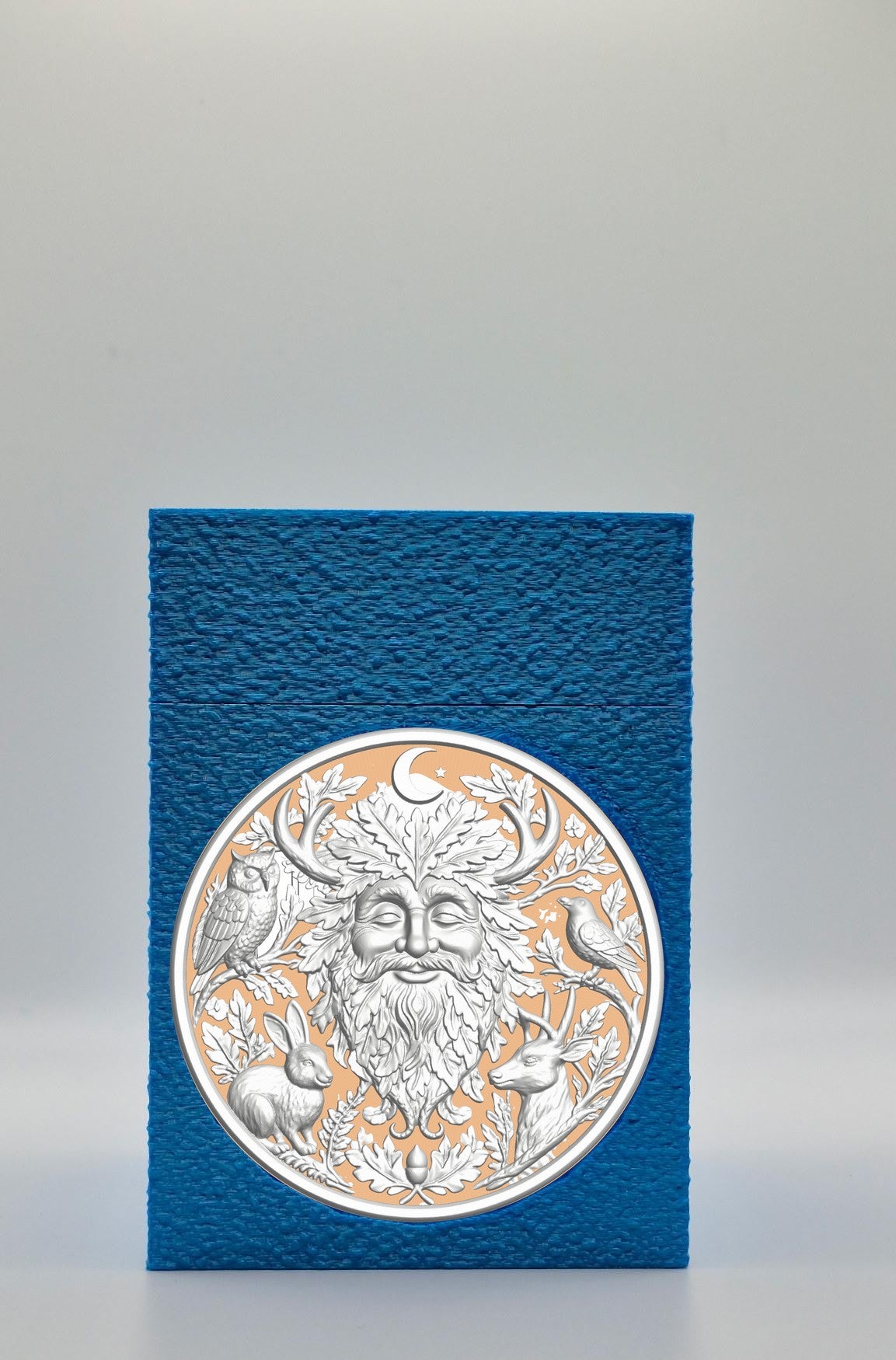Tree Spirit Card Box — Blue