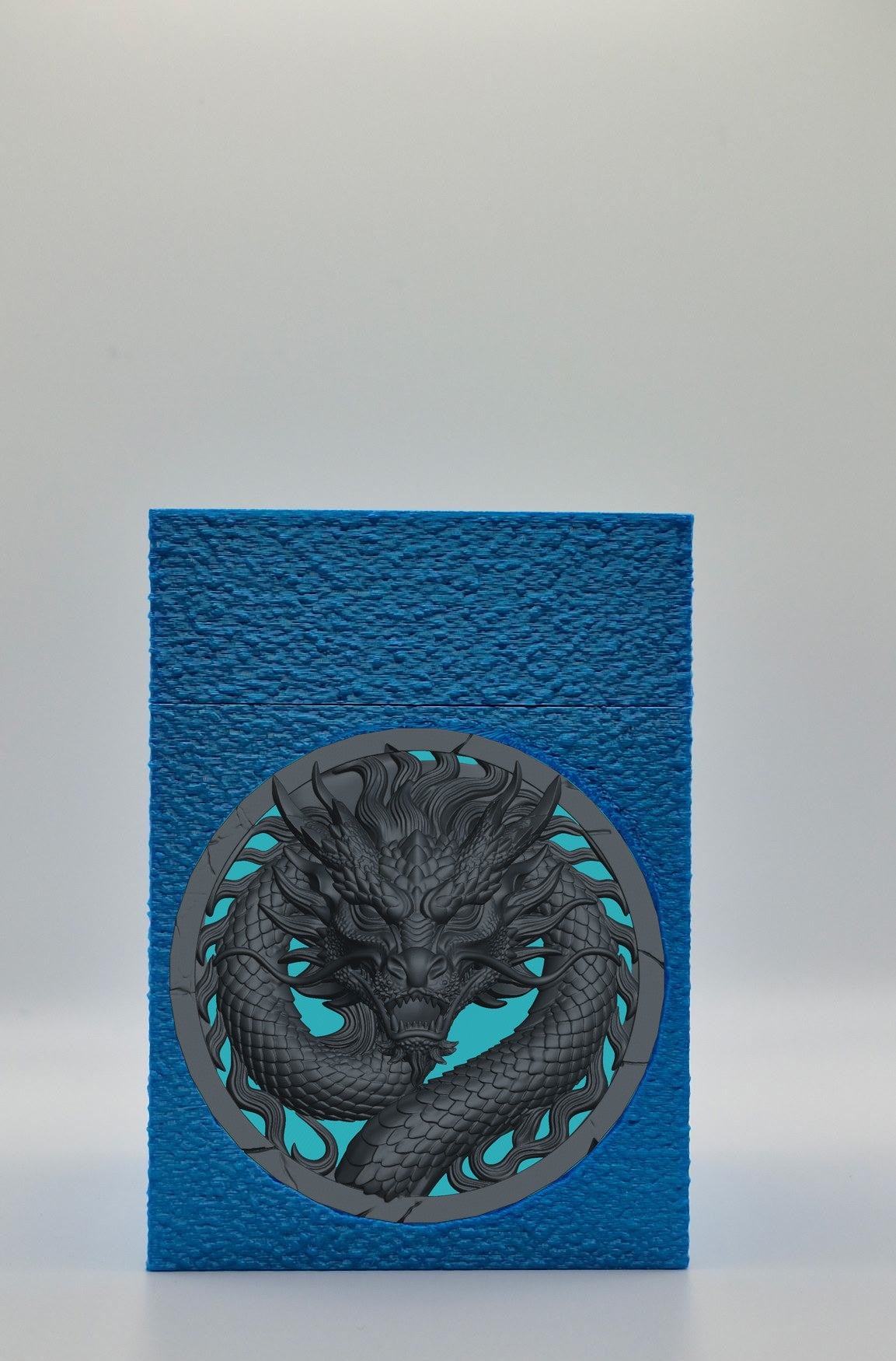 Dragon Card Box — Blue