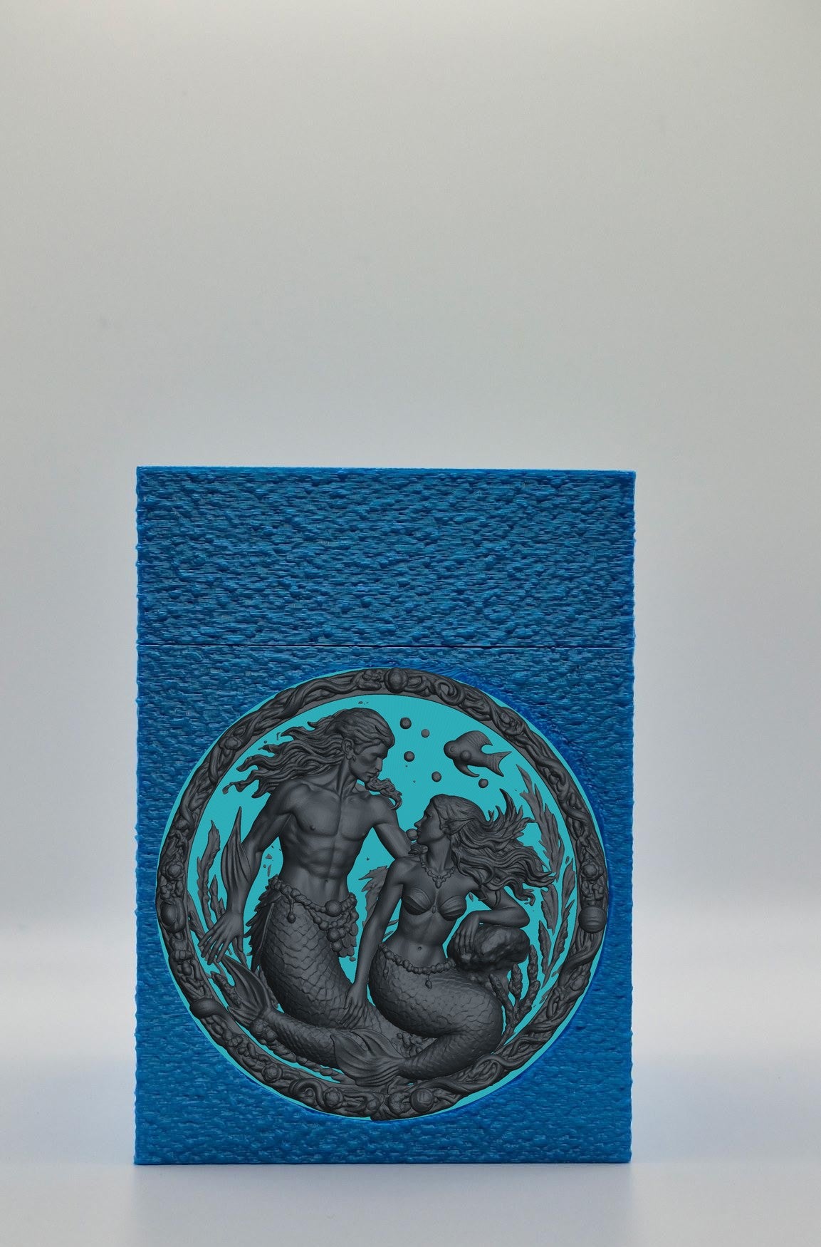 Merfolk Card Box — Blue