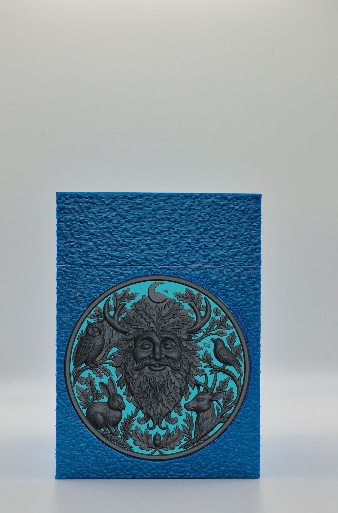 Tree Spirit Card Box — Blue