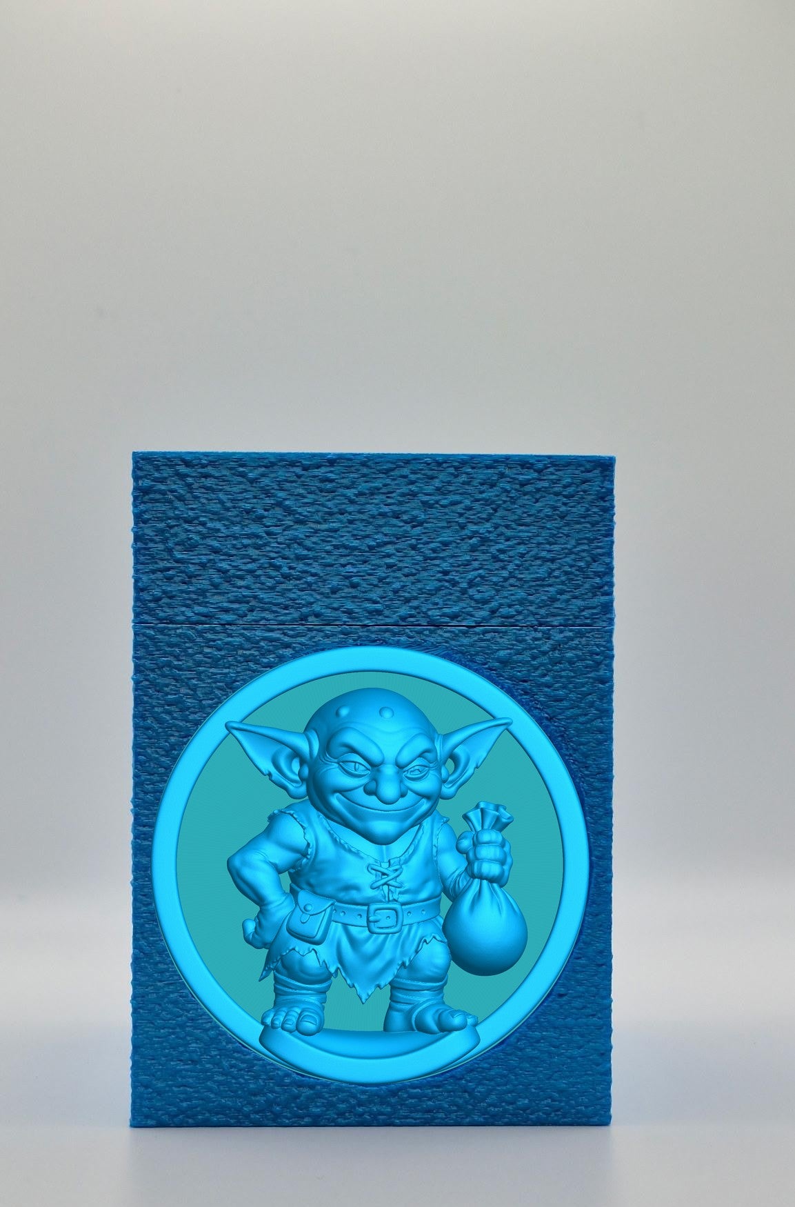 Greedy Goblin Card Box — Blue
