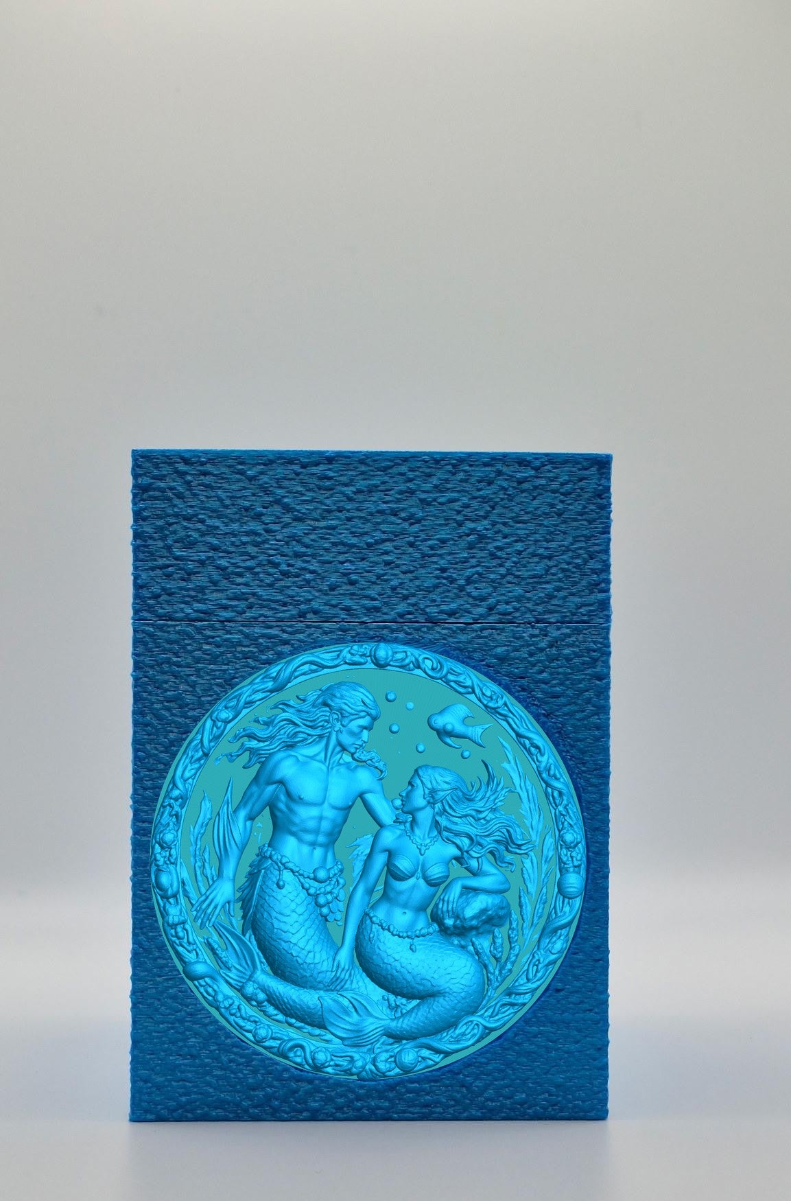 Merfolk Card Box — Blue
