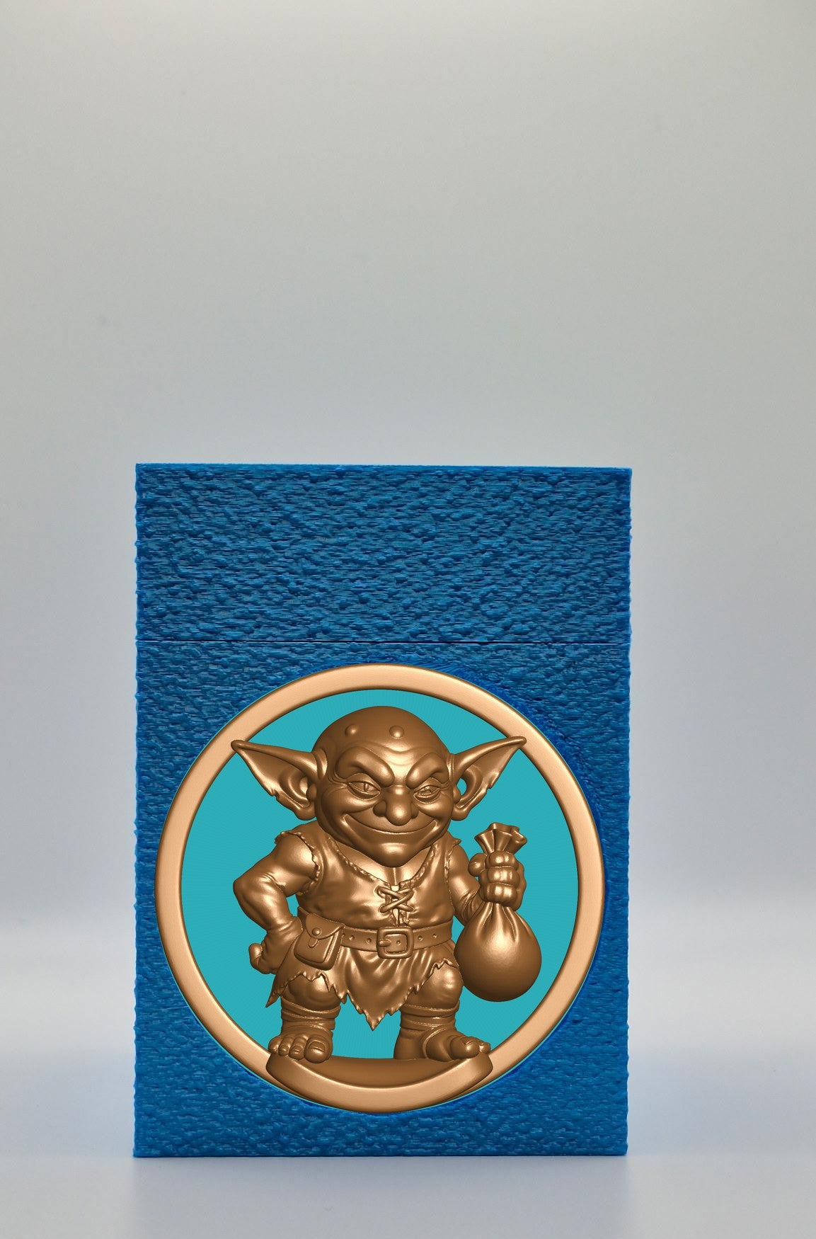 Greedy Goblin Card Box — Blue