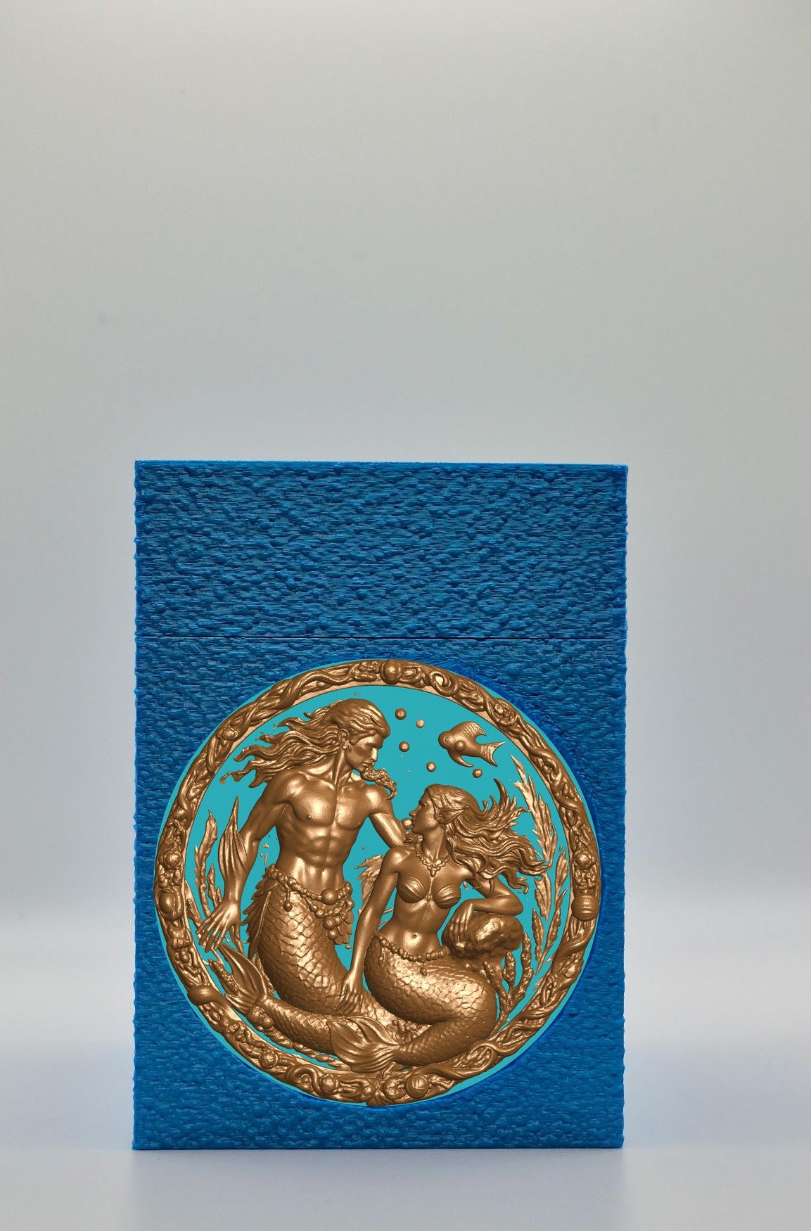 Merfolk Card Box — Blue