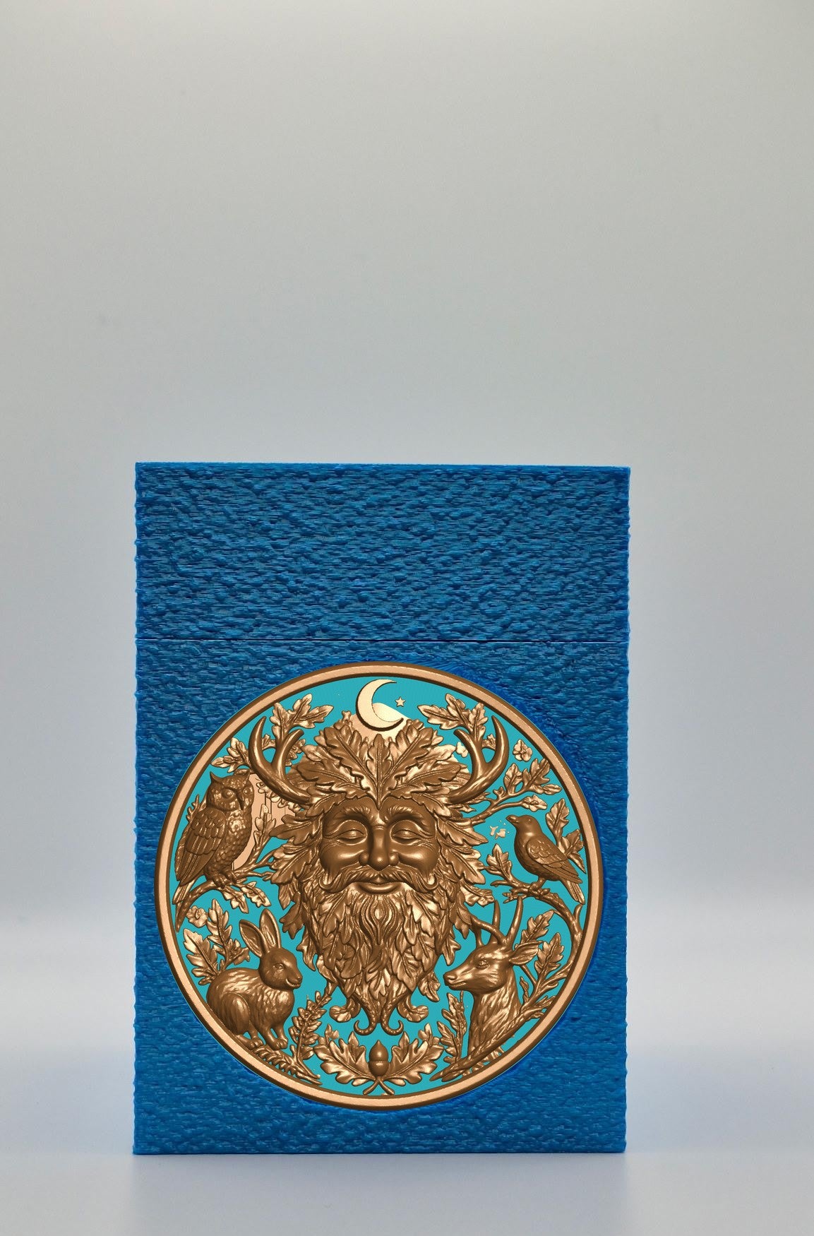 Tree Spirit Card Box — Blue
