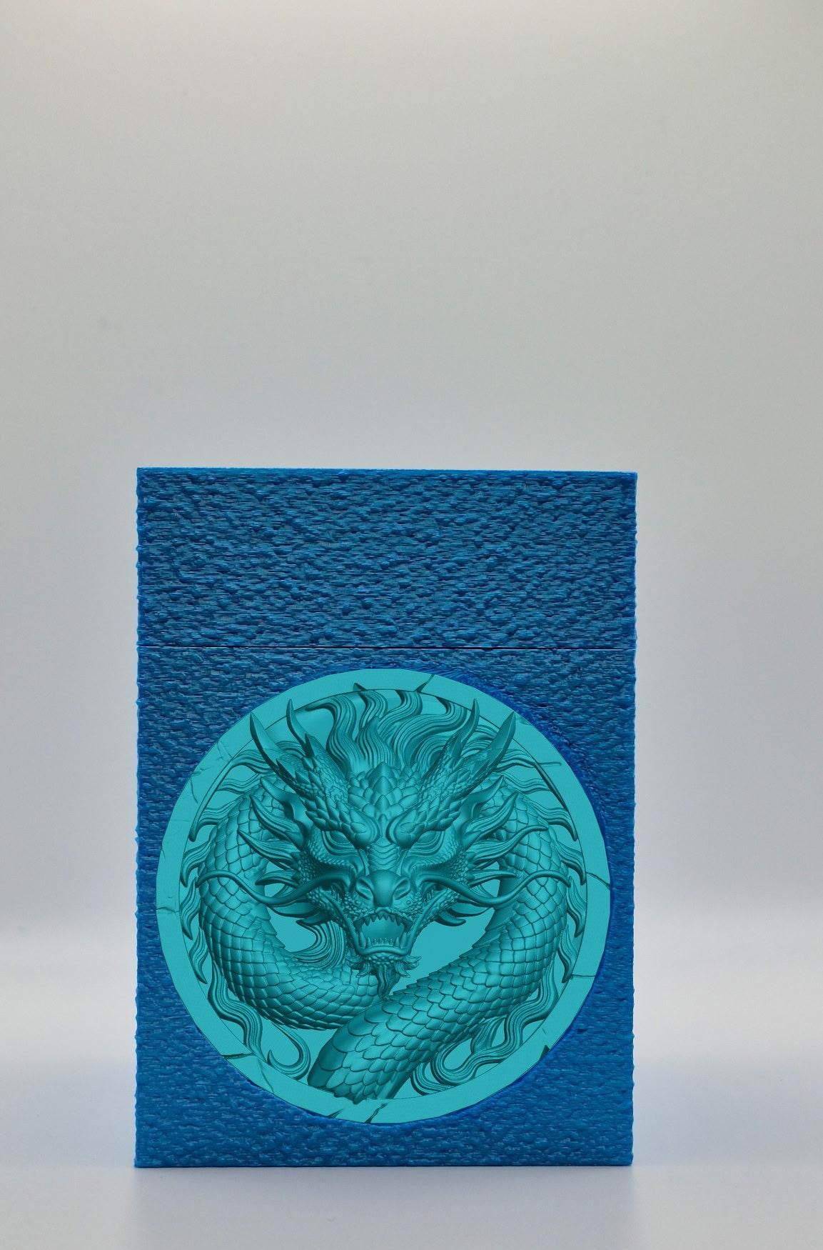 Dragon Card Box — Blue