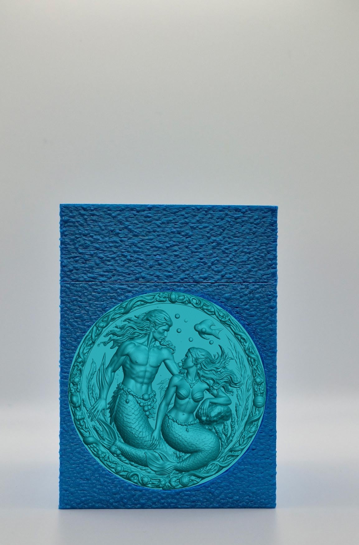 Merfolk Card Box — Blue