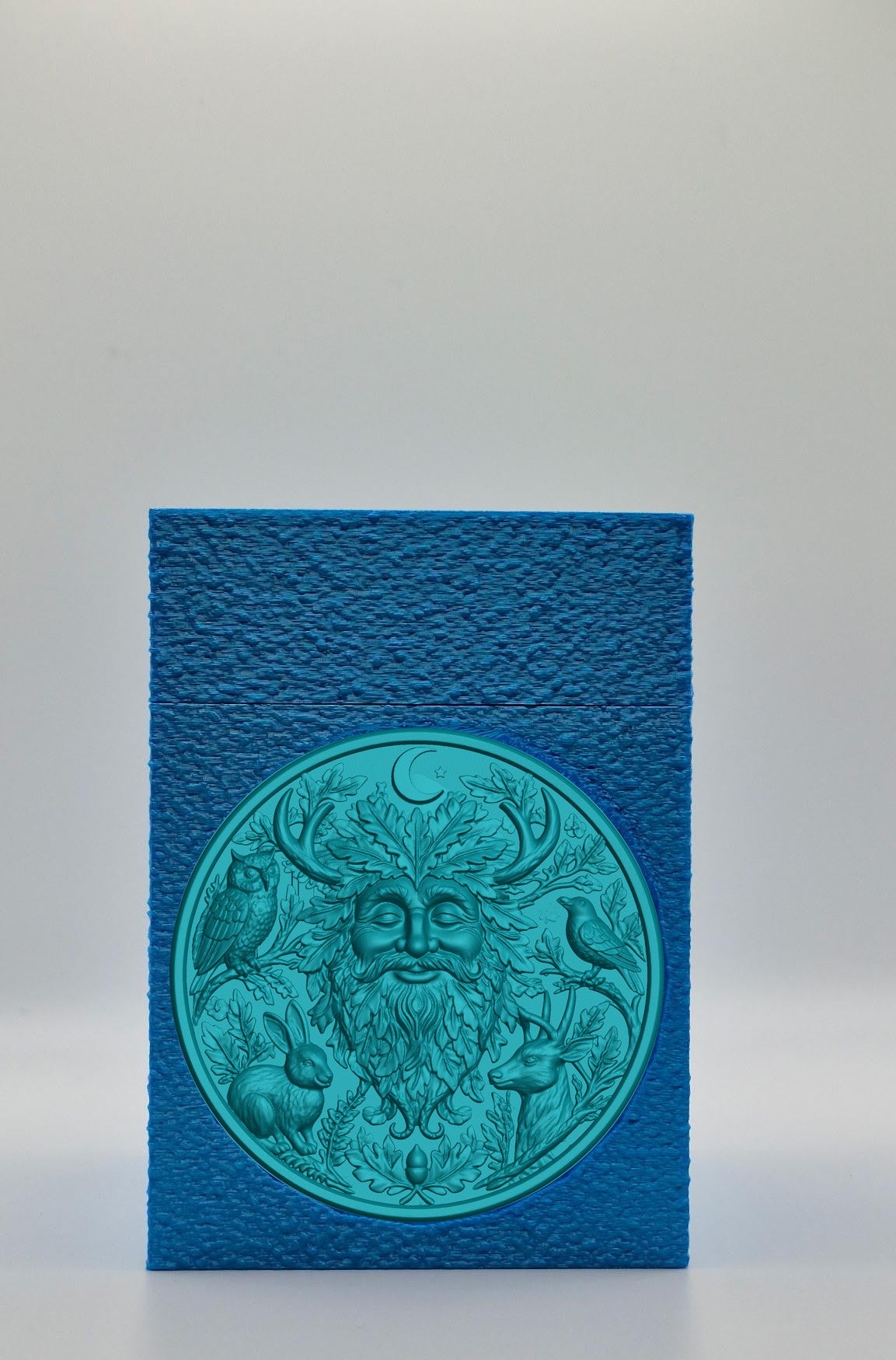 Tree Spirit Card Box — Blue