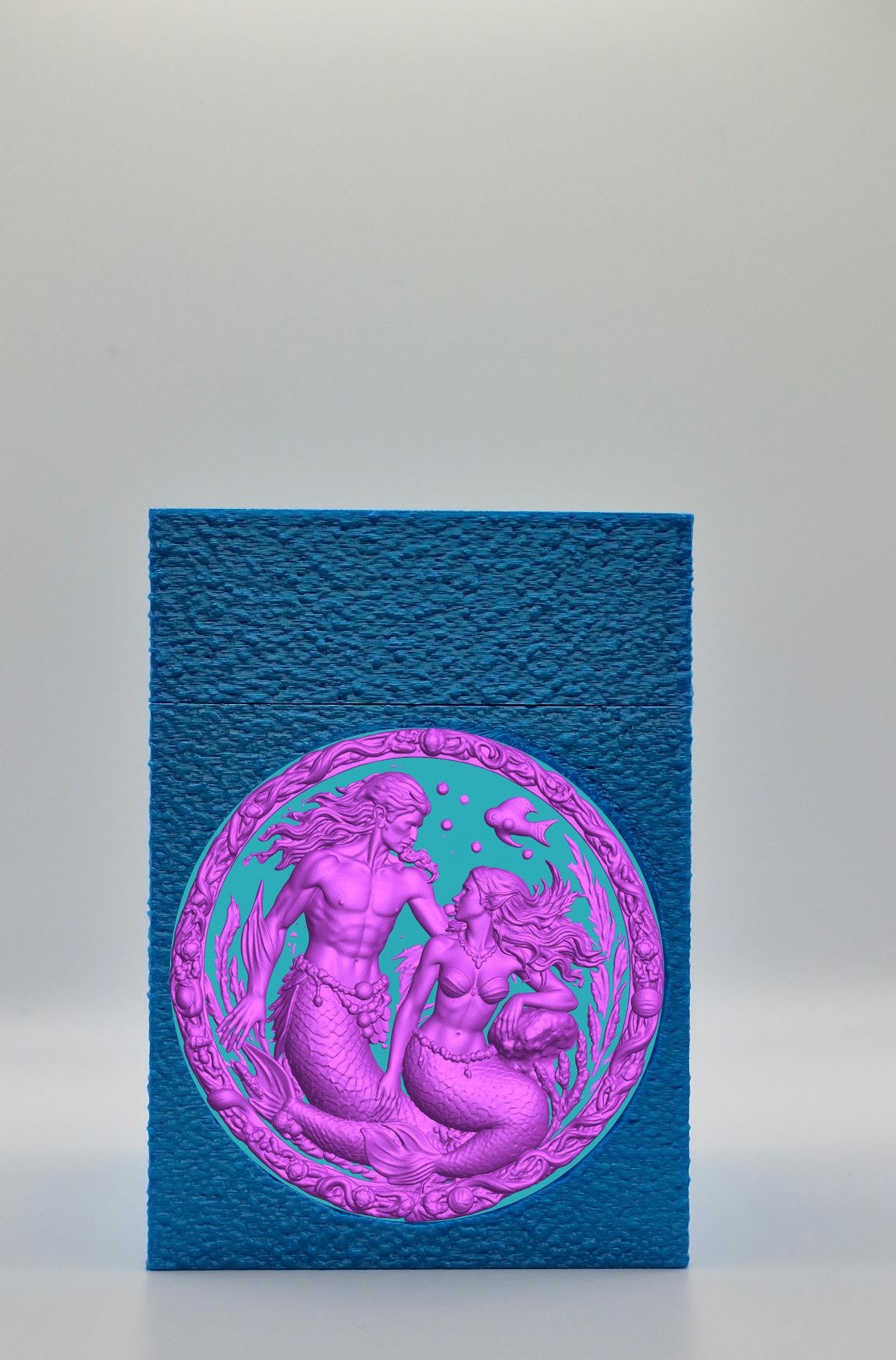 Merfolk Card Box — Blue