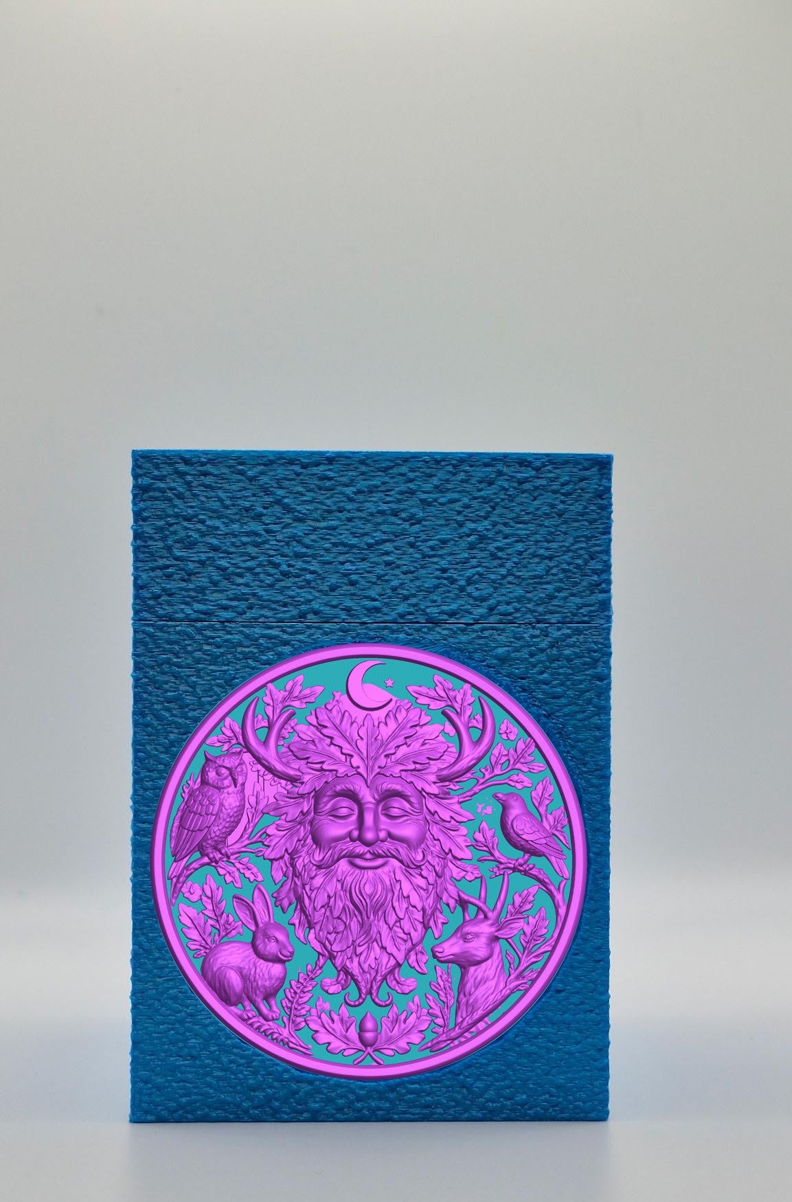 Tree Spirit Card Box — Blue