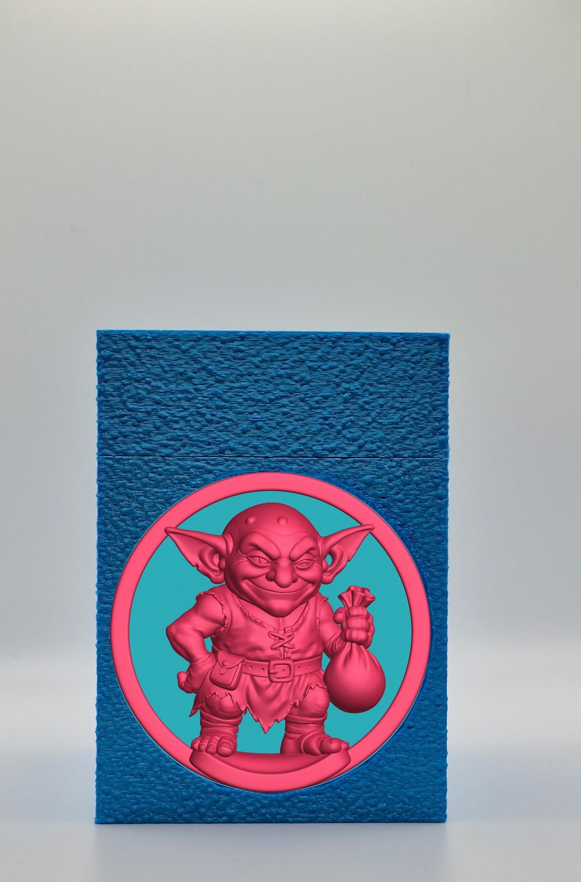 Greedy Goblin Card Box — Blue