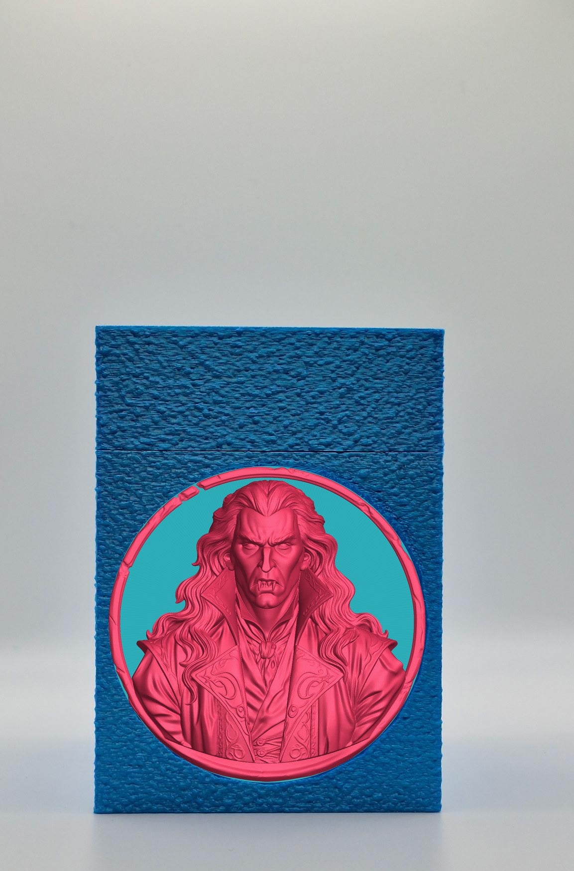 Gothic Vampire Card Box — Blue