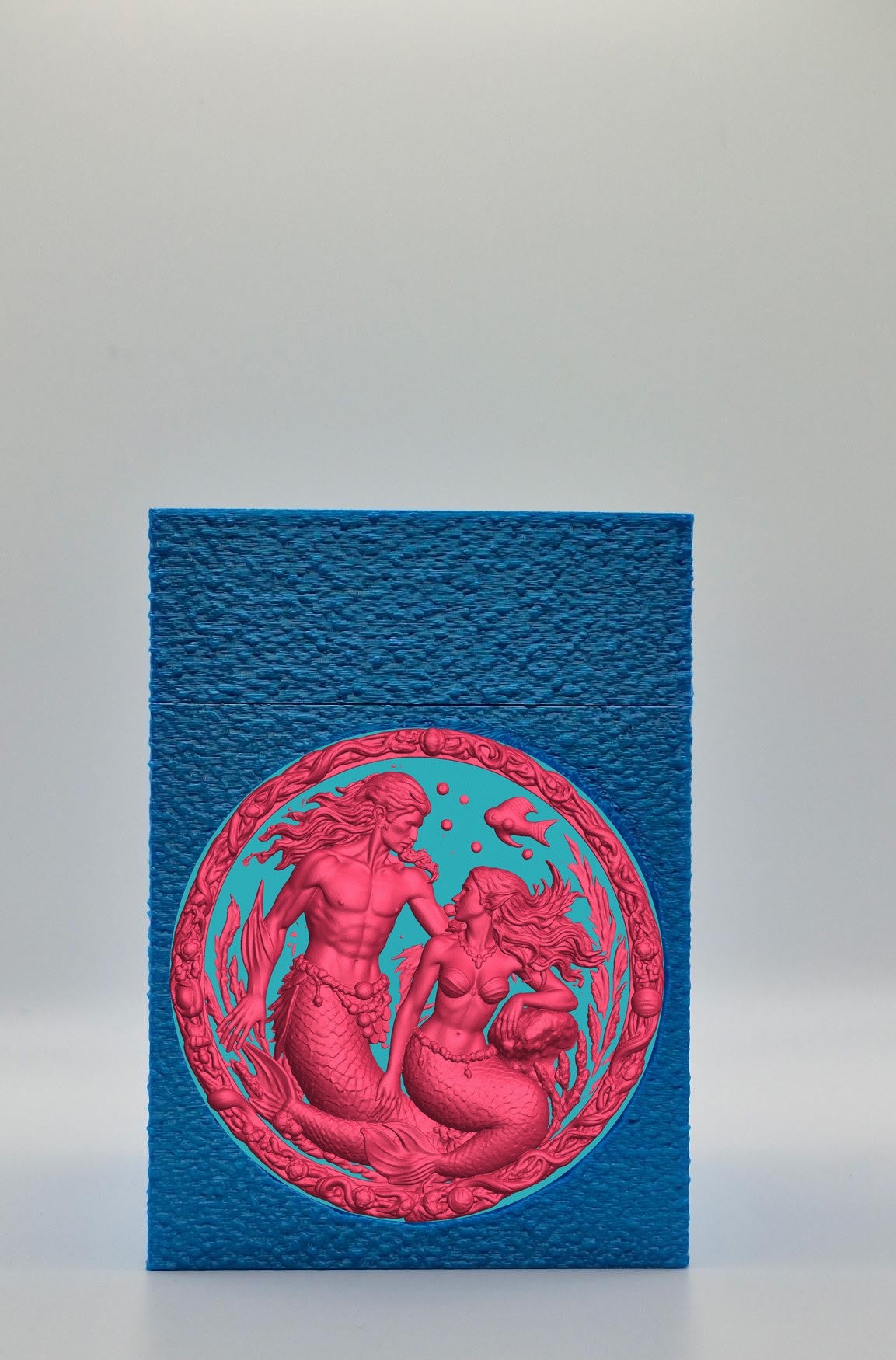 Merfolk Card Box — Blue