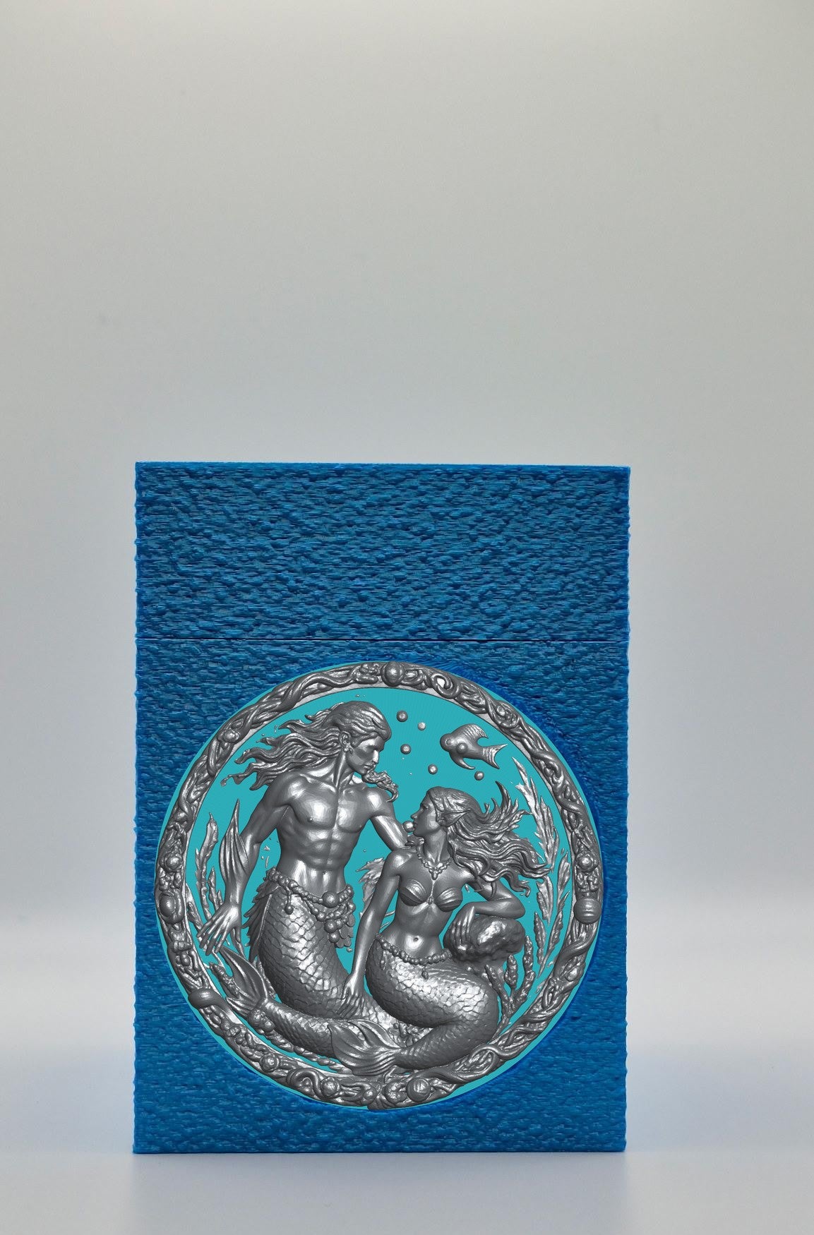 Merfolk Card Box — Blue