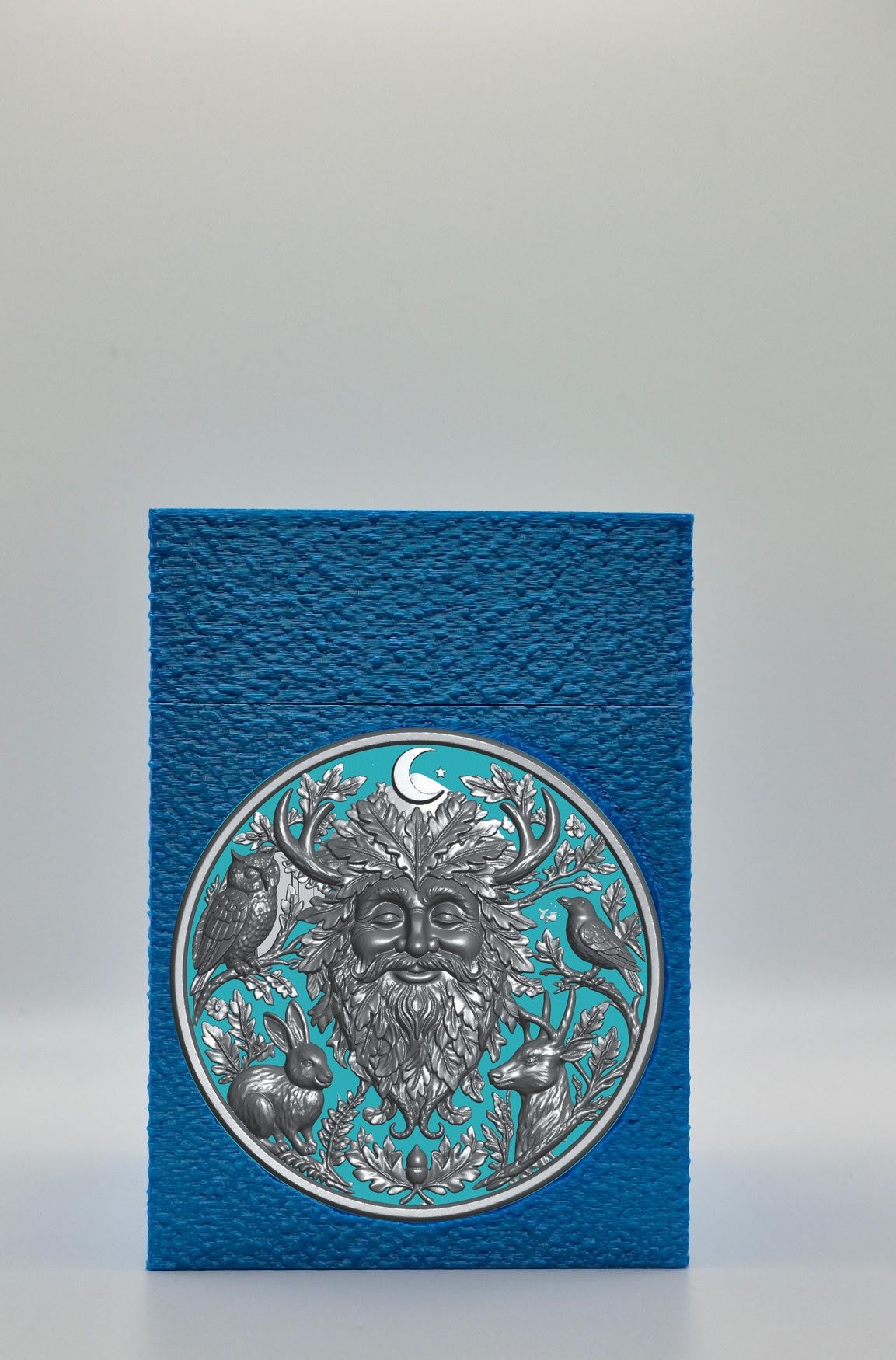 Tree Spirit Card Box — Blue