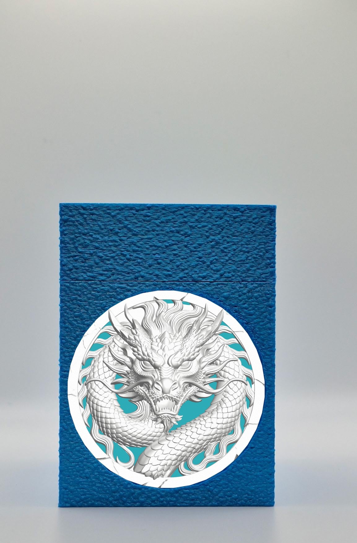 Dragon Card Box — Blue