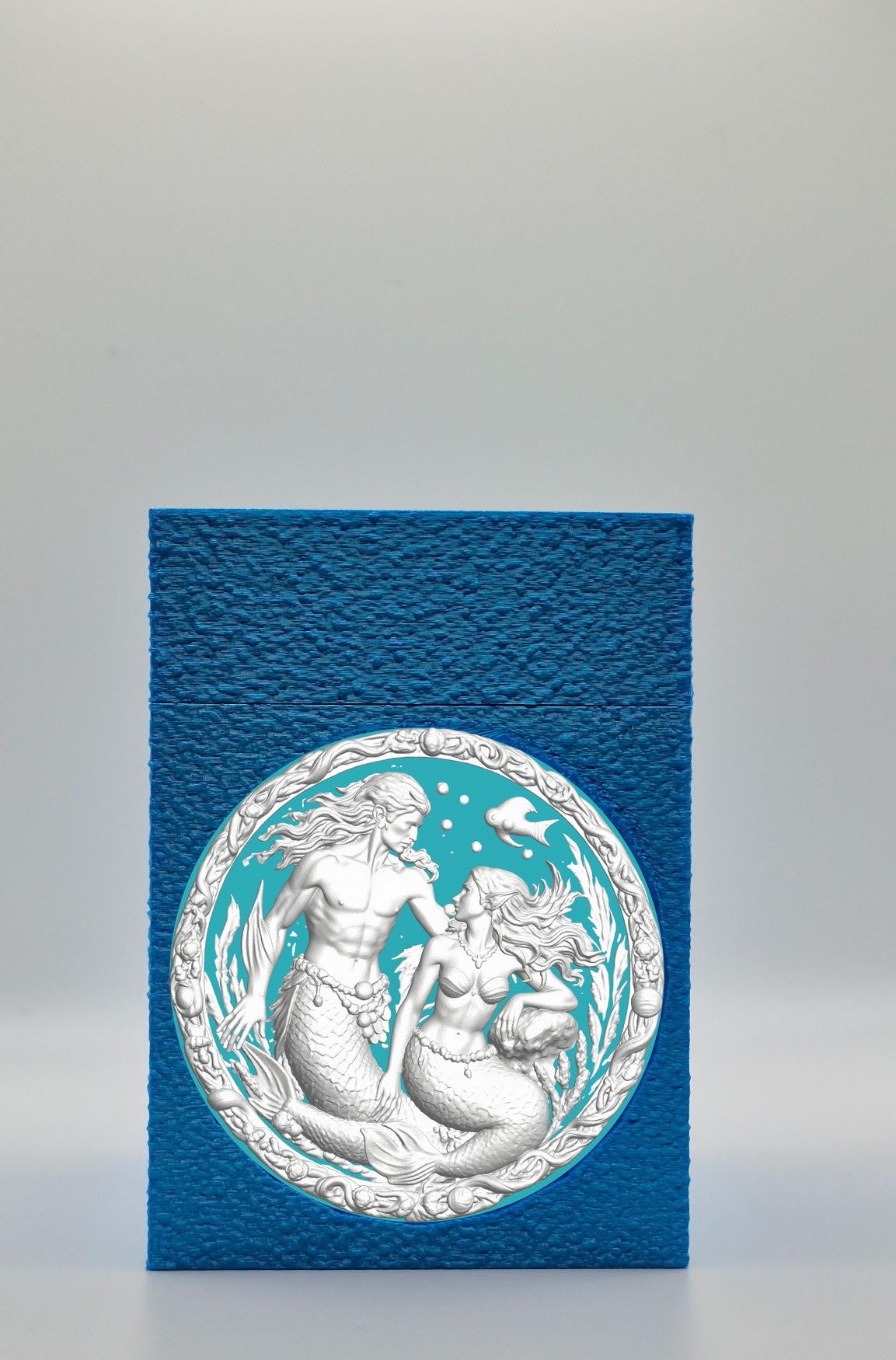 Merfolk Card Box — Blue