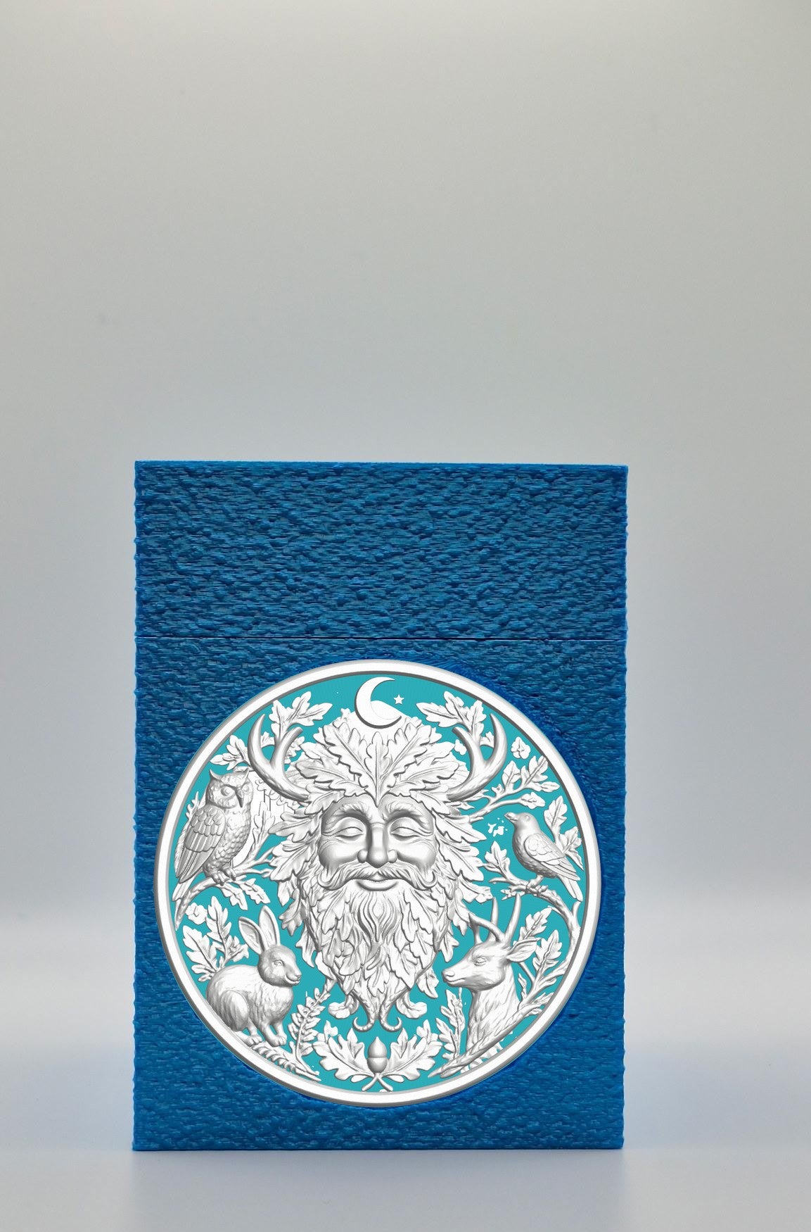Tree Spirit Card Box — Blue