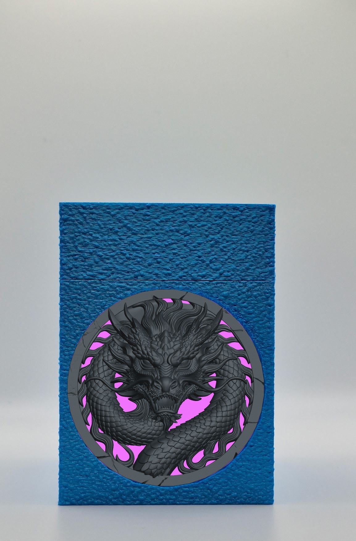 Dragon Card Box — Blue