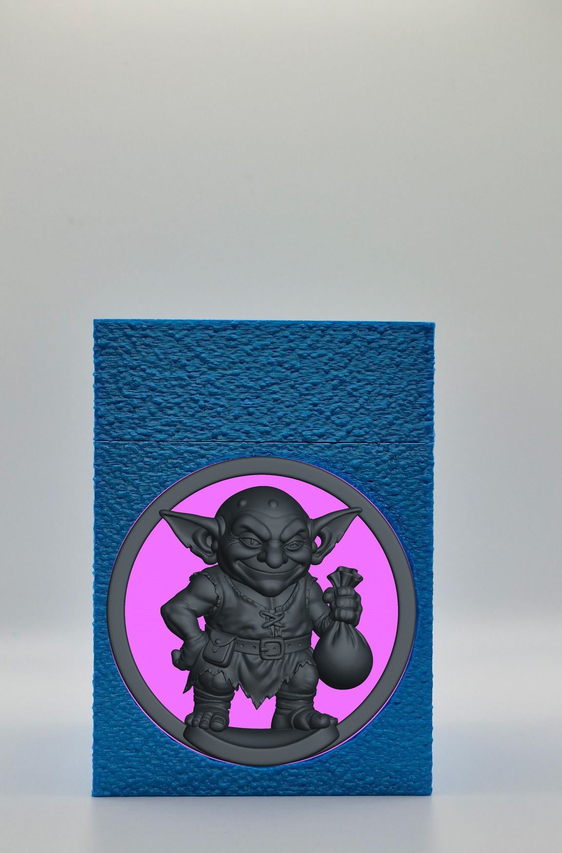 Greedy Goblin Card Box — Blue