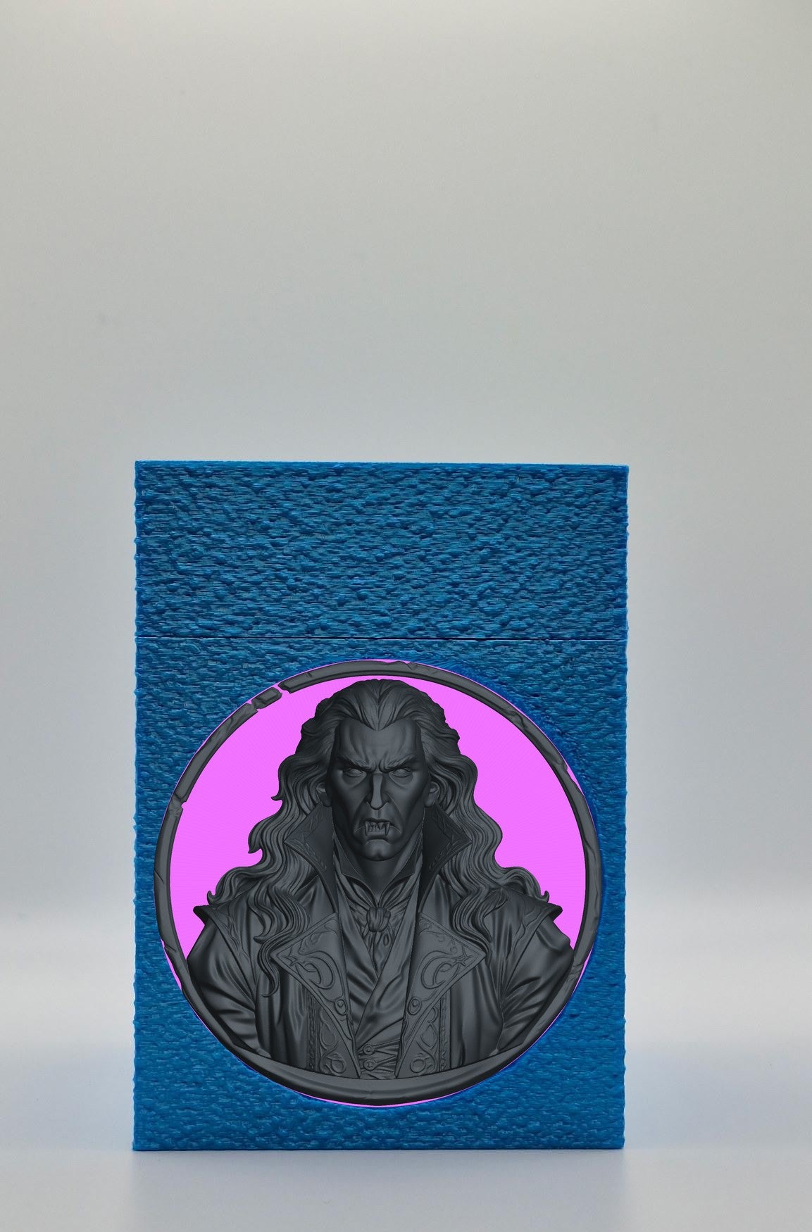 Gothic Vampire Card Box — Blue