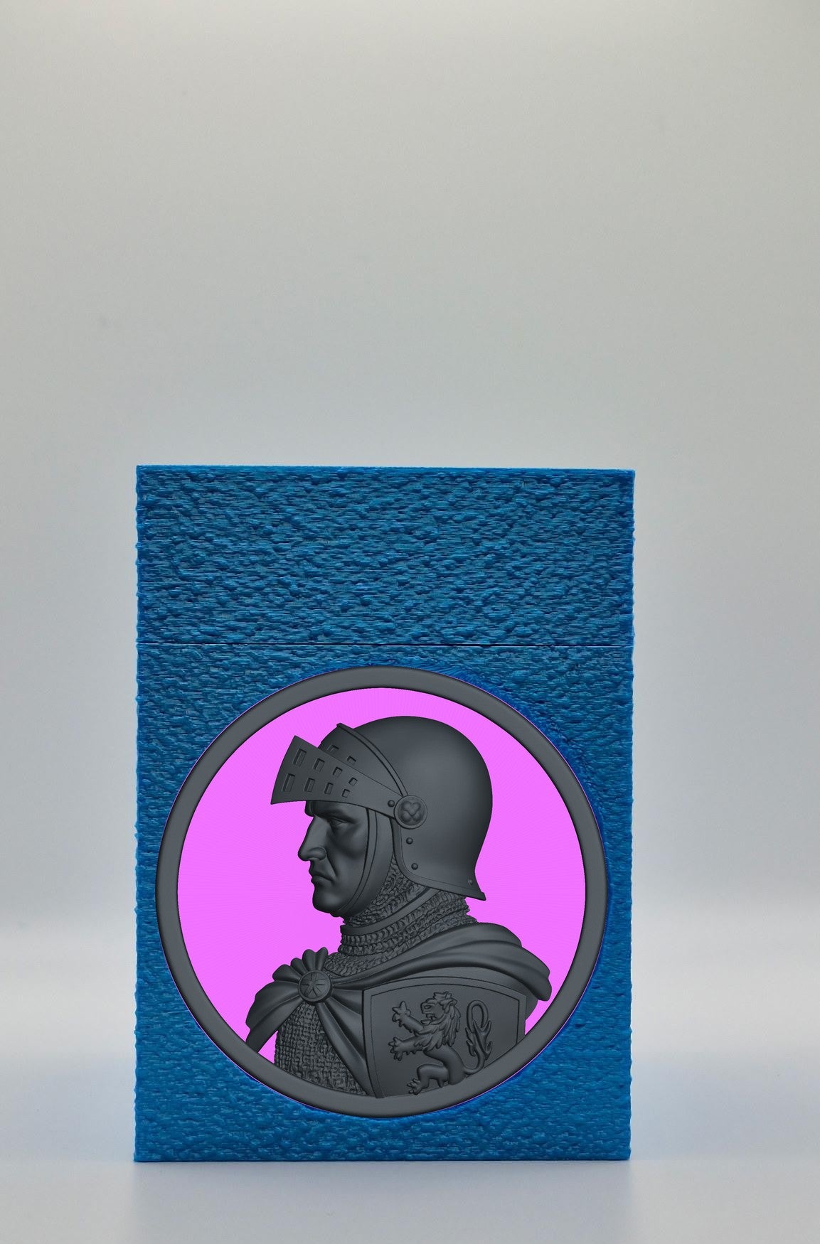 Knight Card Box — Blue