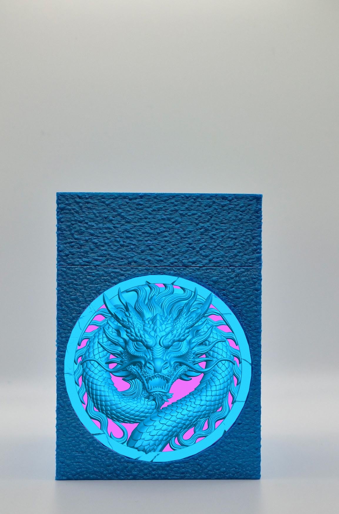 Dragon Card Box — Blue