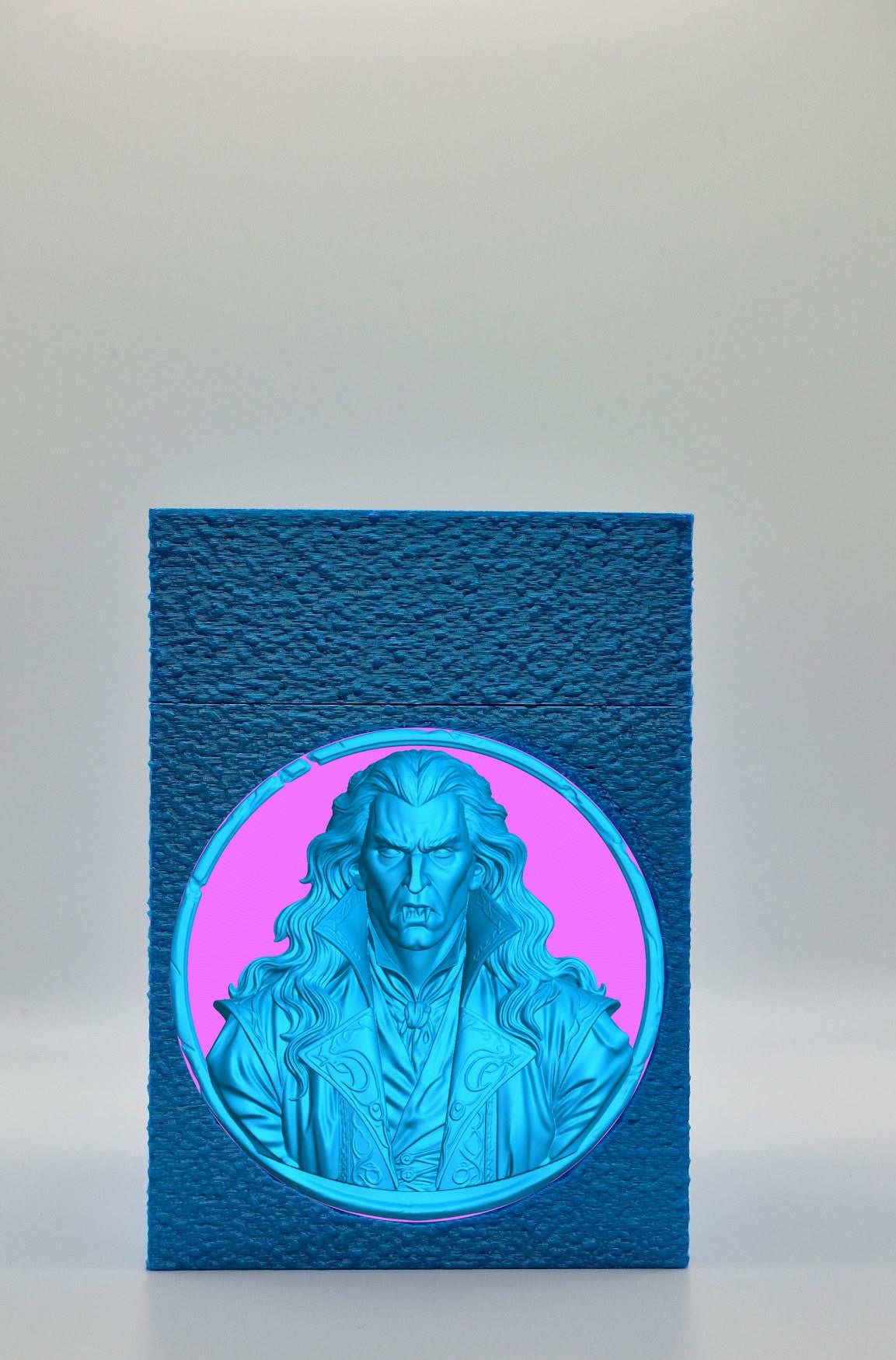 Gothic Vampire Card Box — Blue
