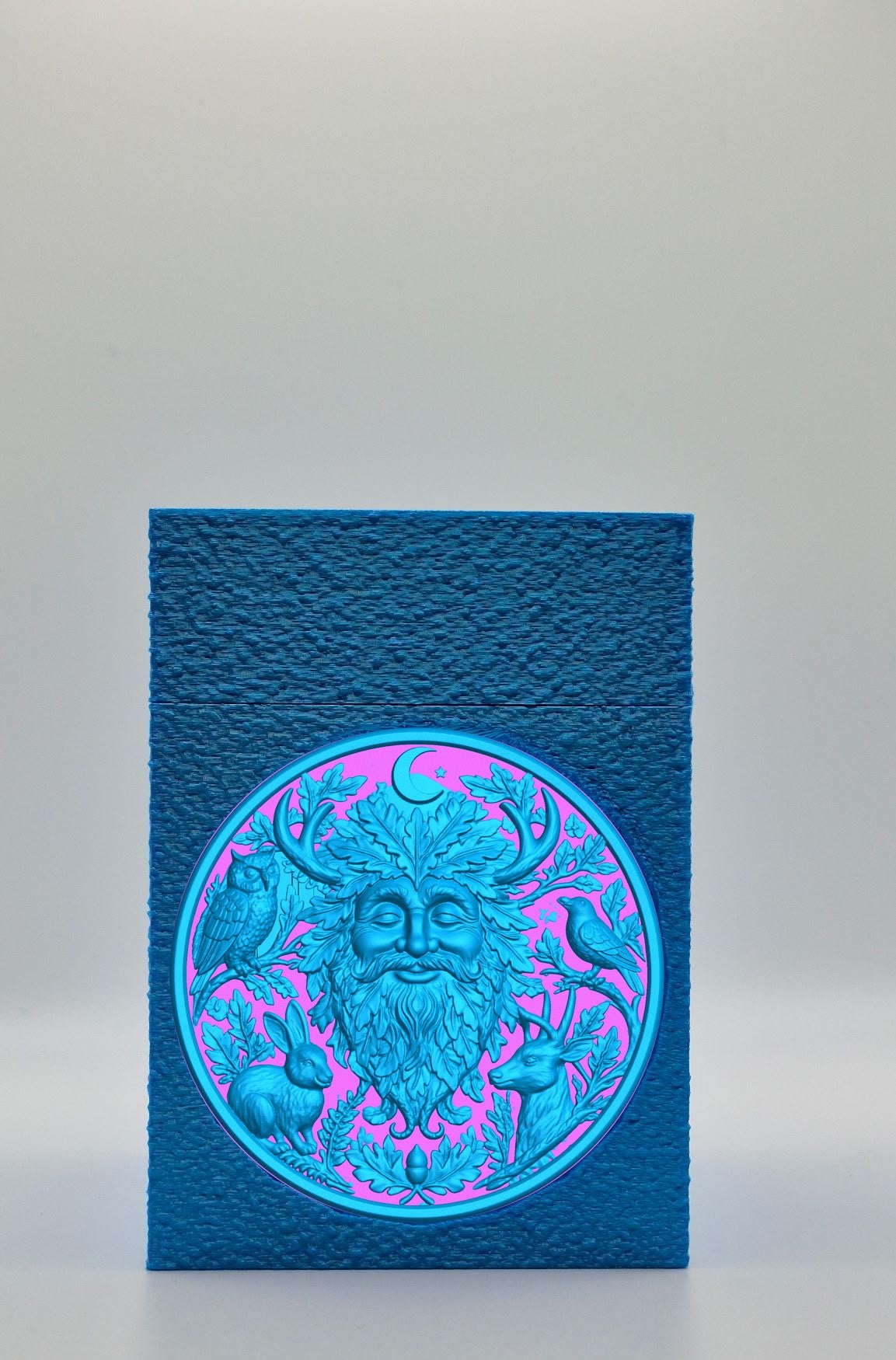 Tree Spirit Card Box — Blue
