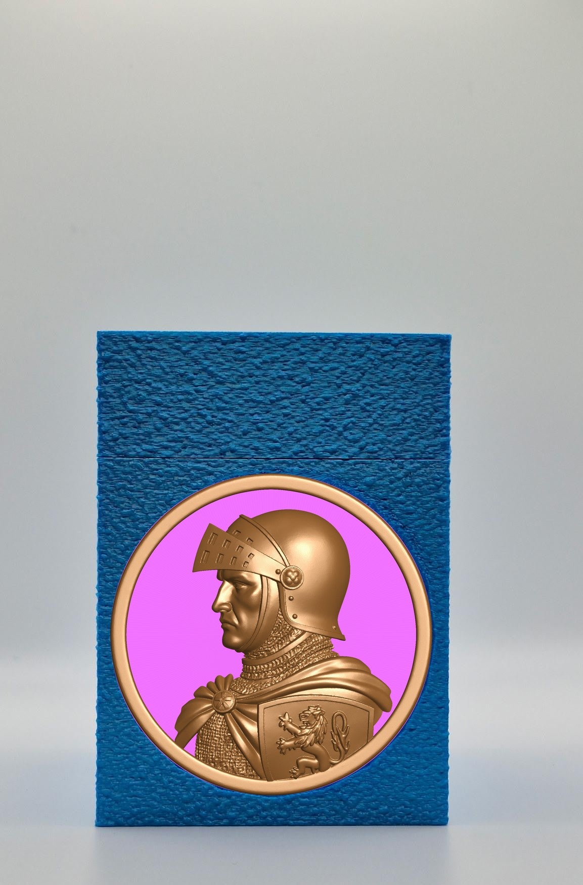 Knight Card Box — Blue