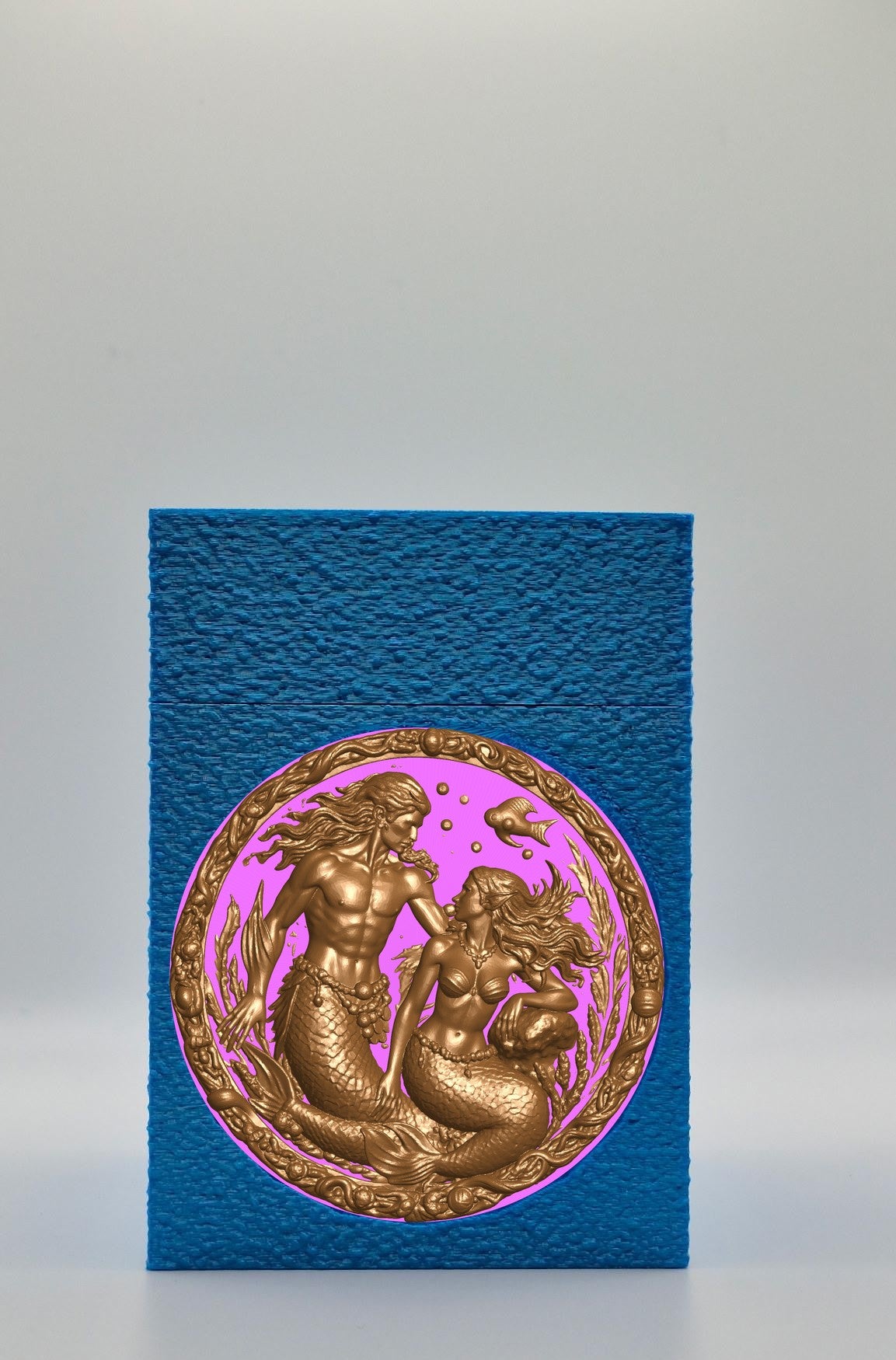 Merfolk Card Box — Blue
