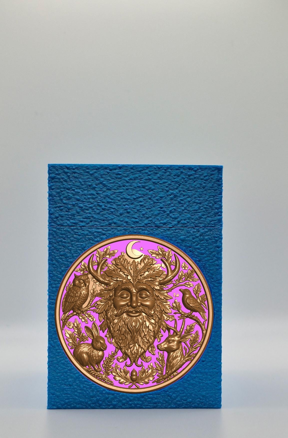 Tree Spirit Card Box — Blue