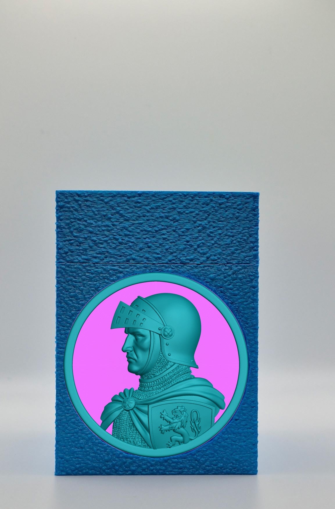 Knight Card Box — Blue