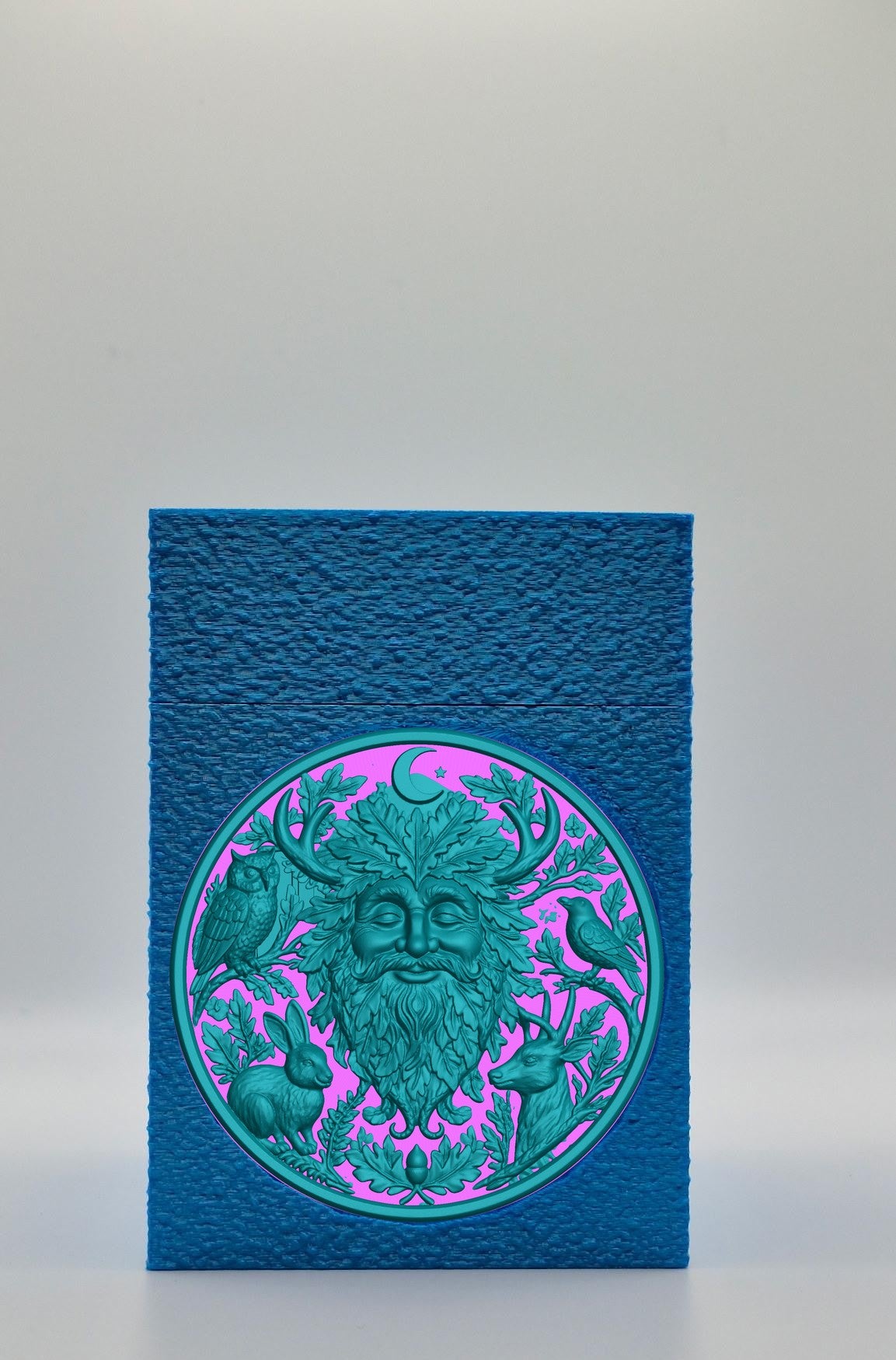 Tree Spirit Card Box — Blue