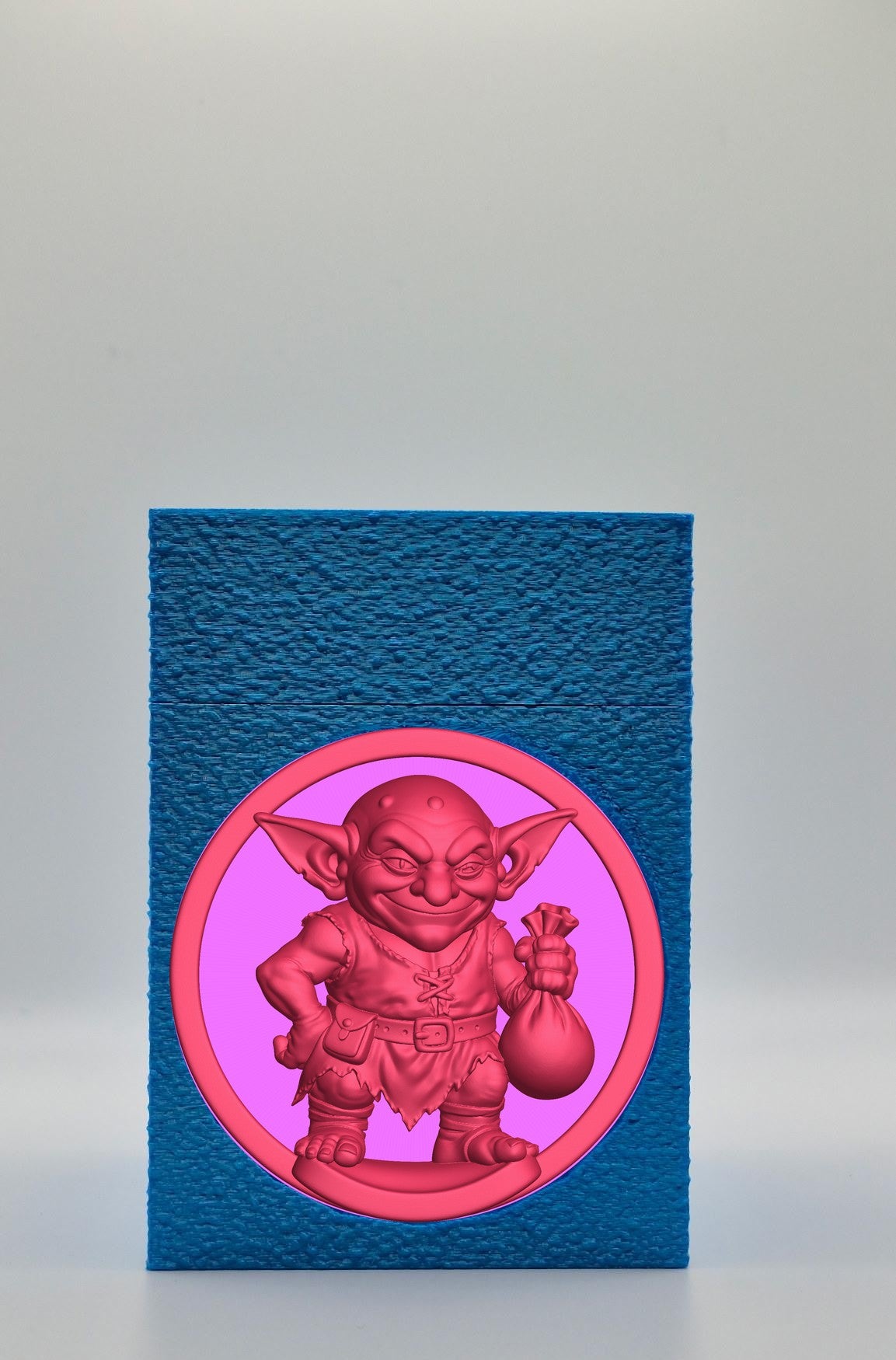 Greedy Goblin Card Box — Blue