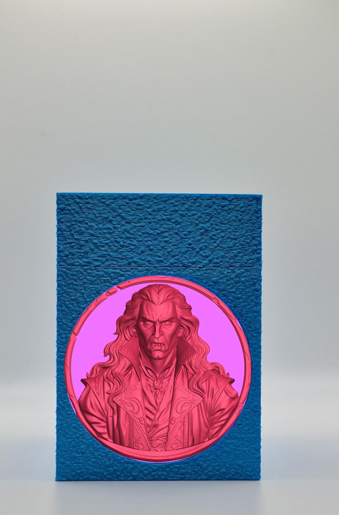 Gothic Vampire Card Box — Blue