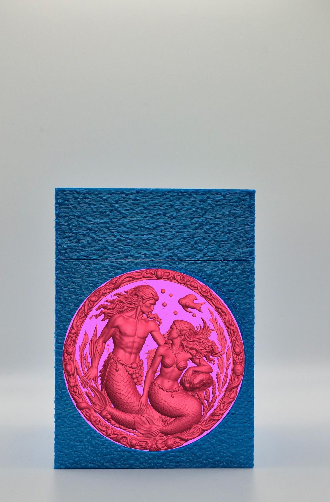 Merfolk Card Box — Blue