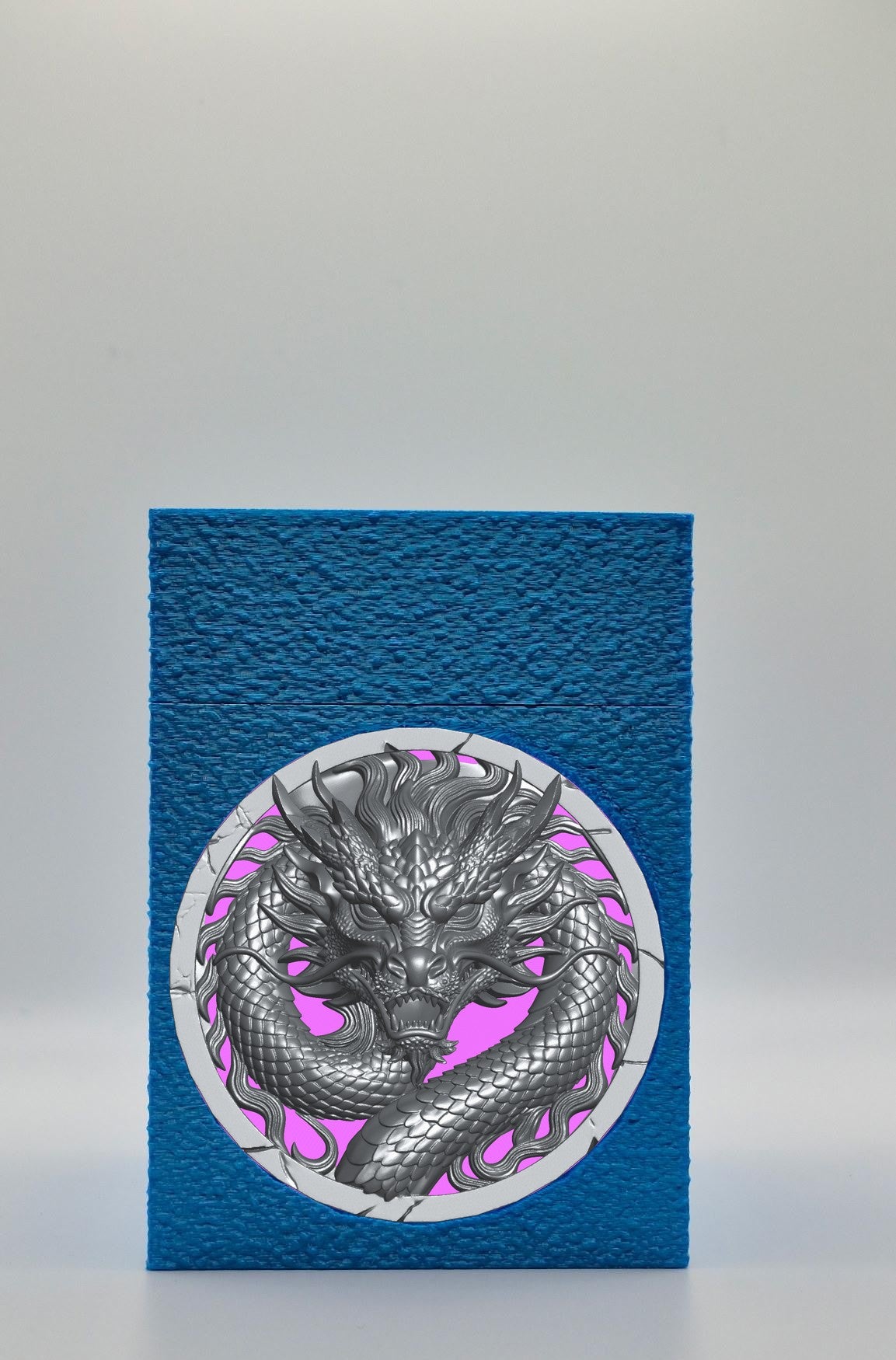 Dragon Card Box — Blue