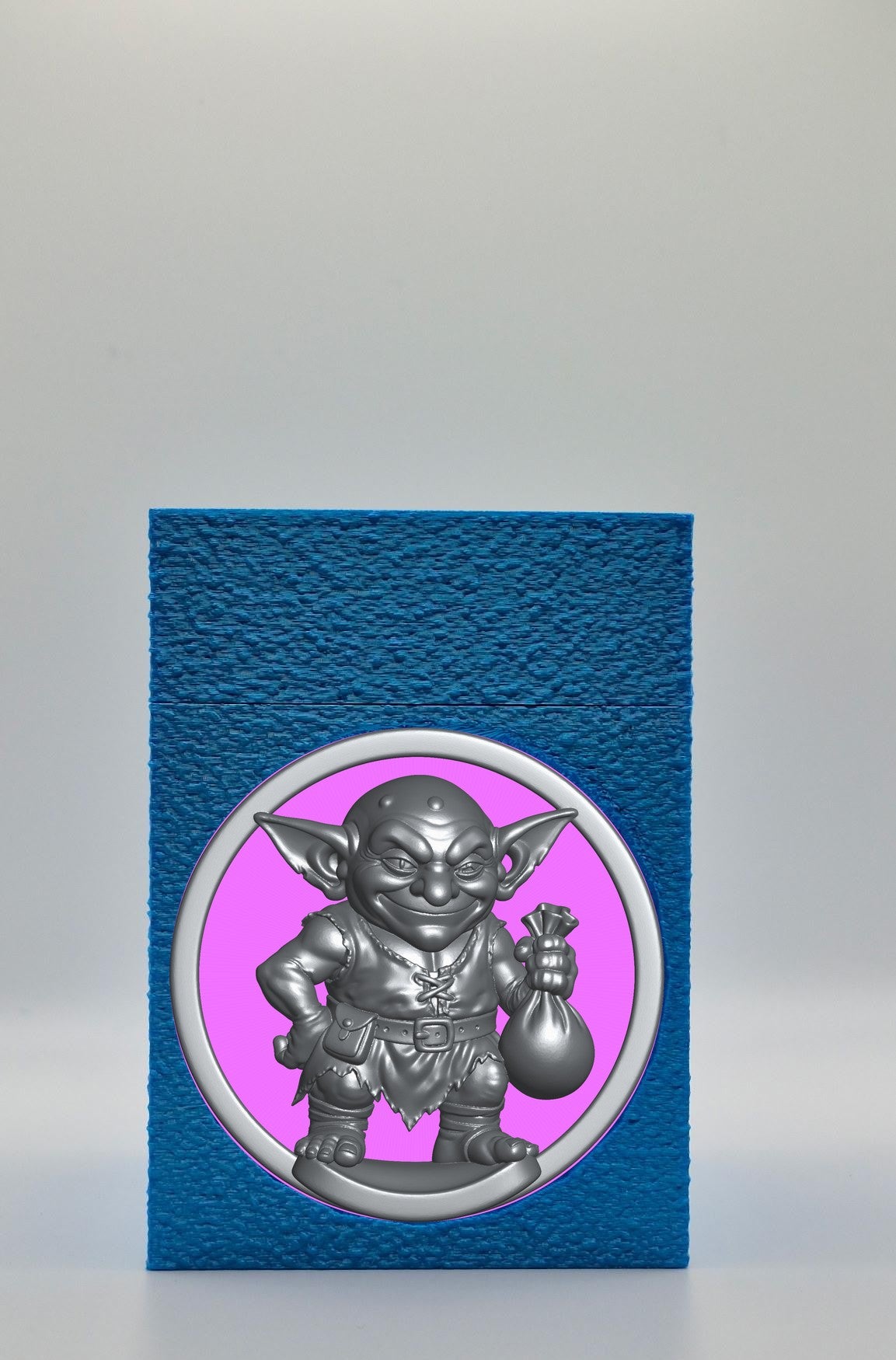 Greedy Goblin Card Box — Blue