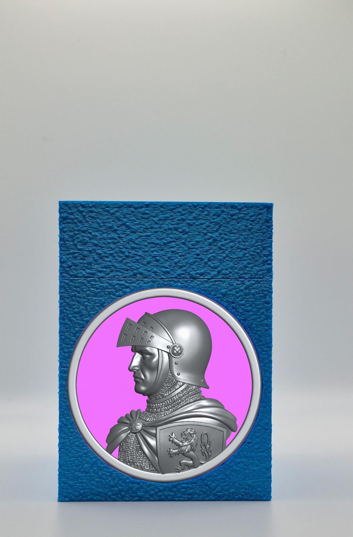 Knight Card Box — Blue