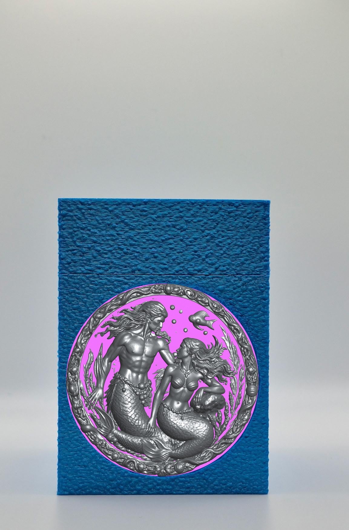 Merfolk Card Box — Blue