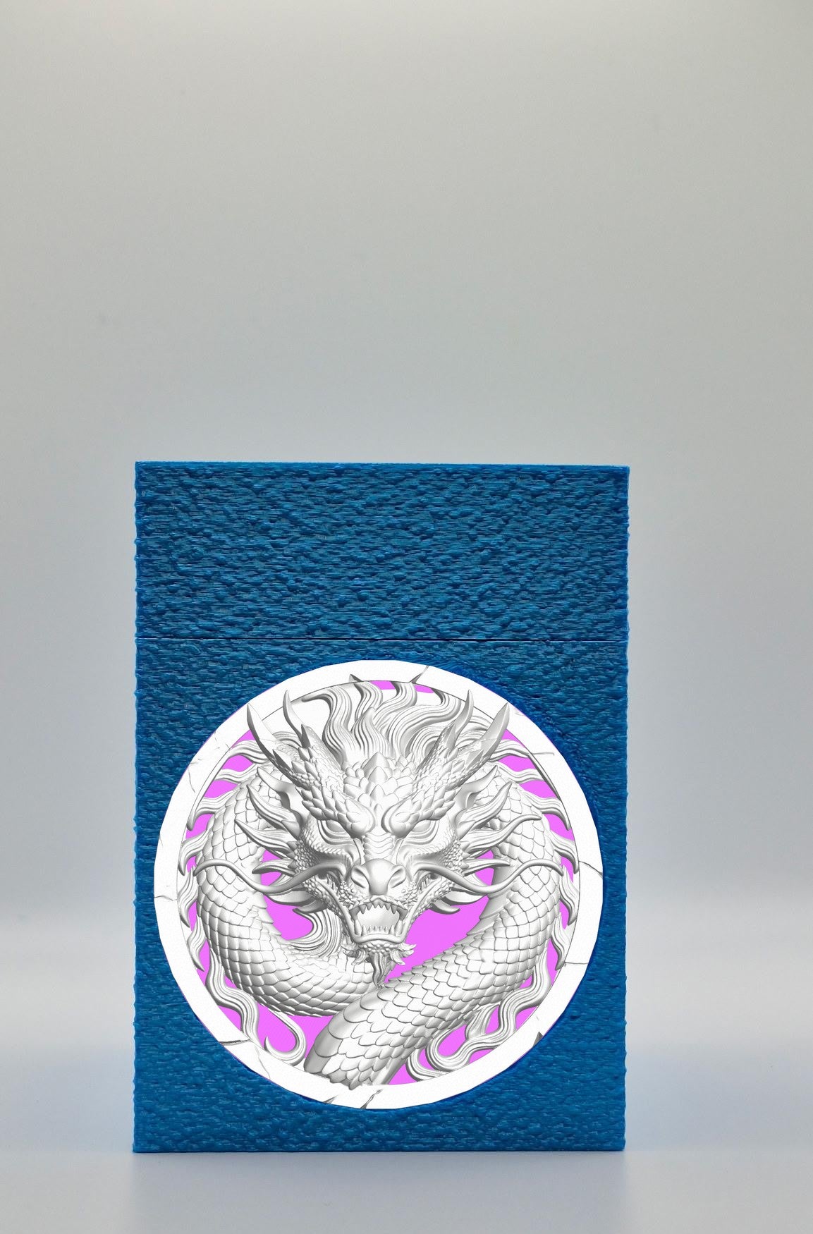Dragon Card Box — Blue