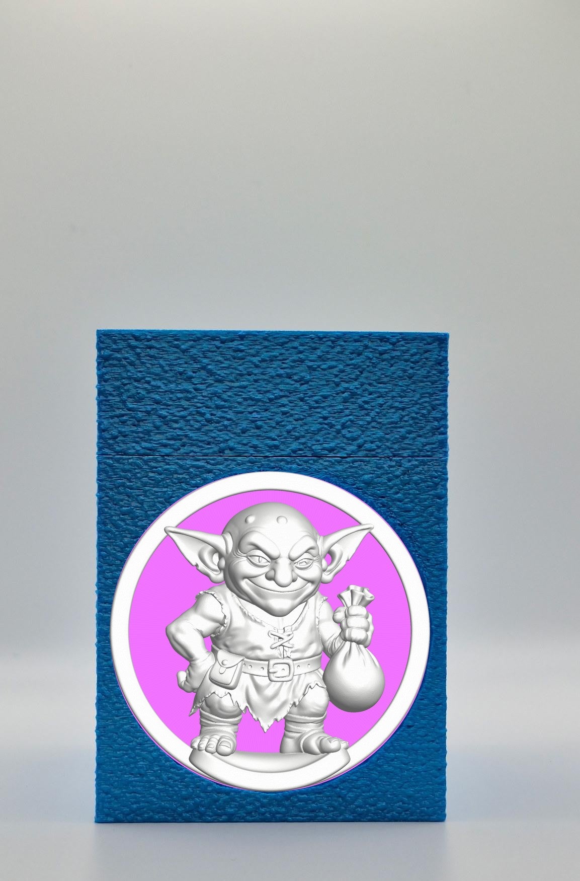 Greedy Goblin Card Box — Blue