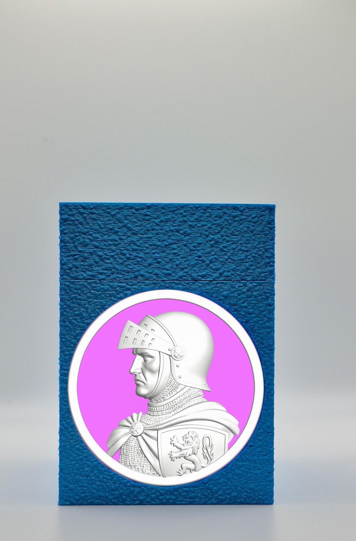 Knight Card Box — Blue