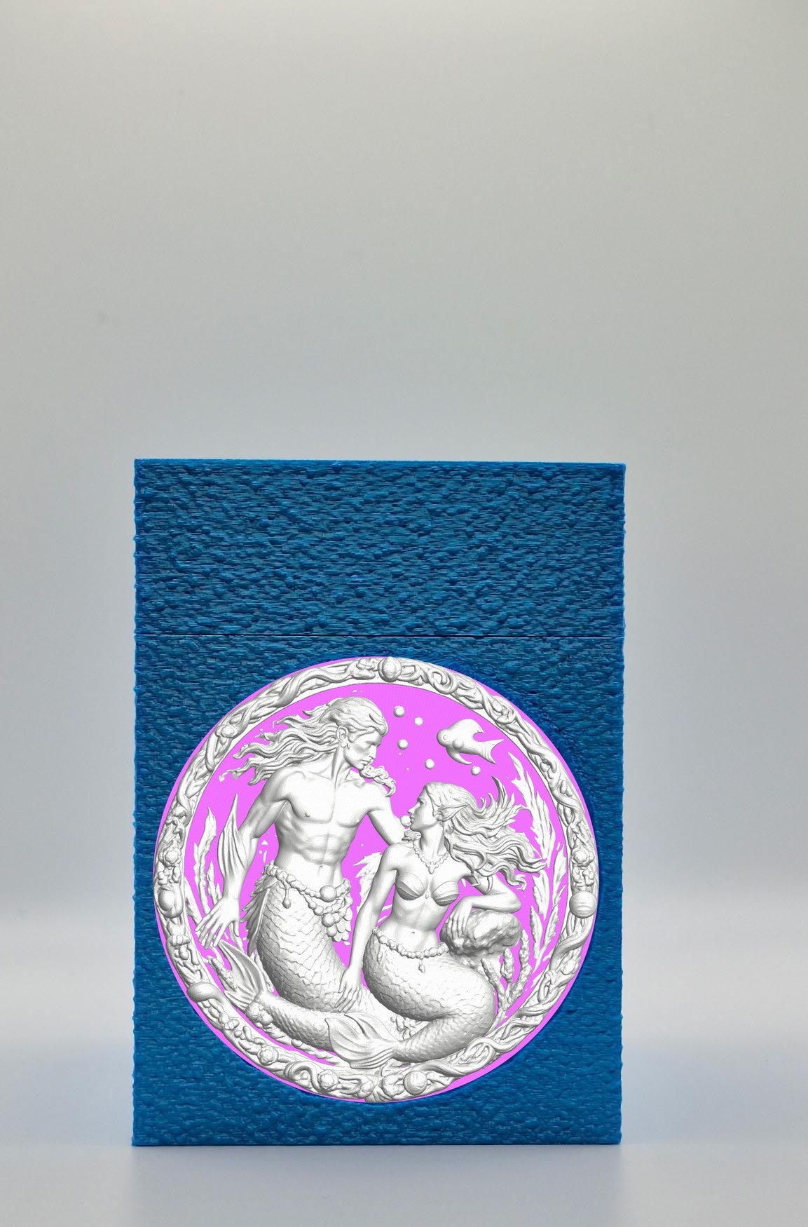 Merfolk Card Box — Blue