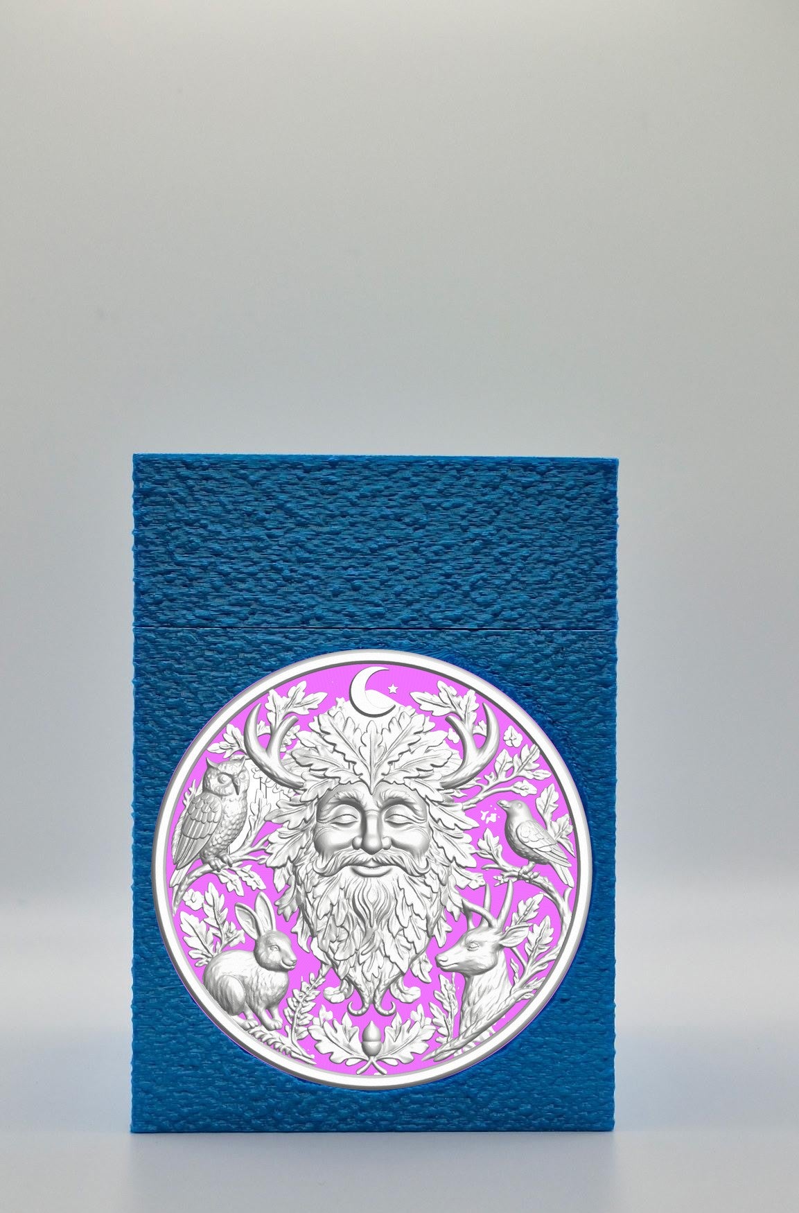 Tree Spirit Card Box — Blue