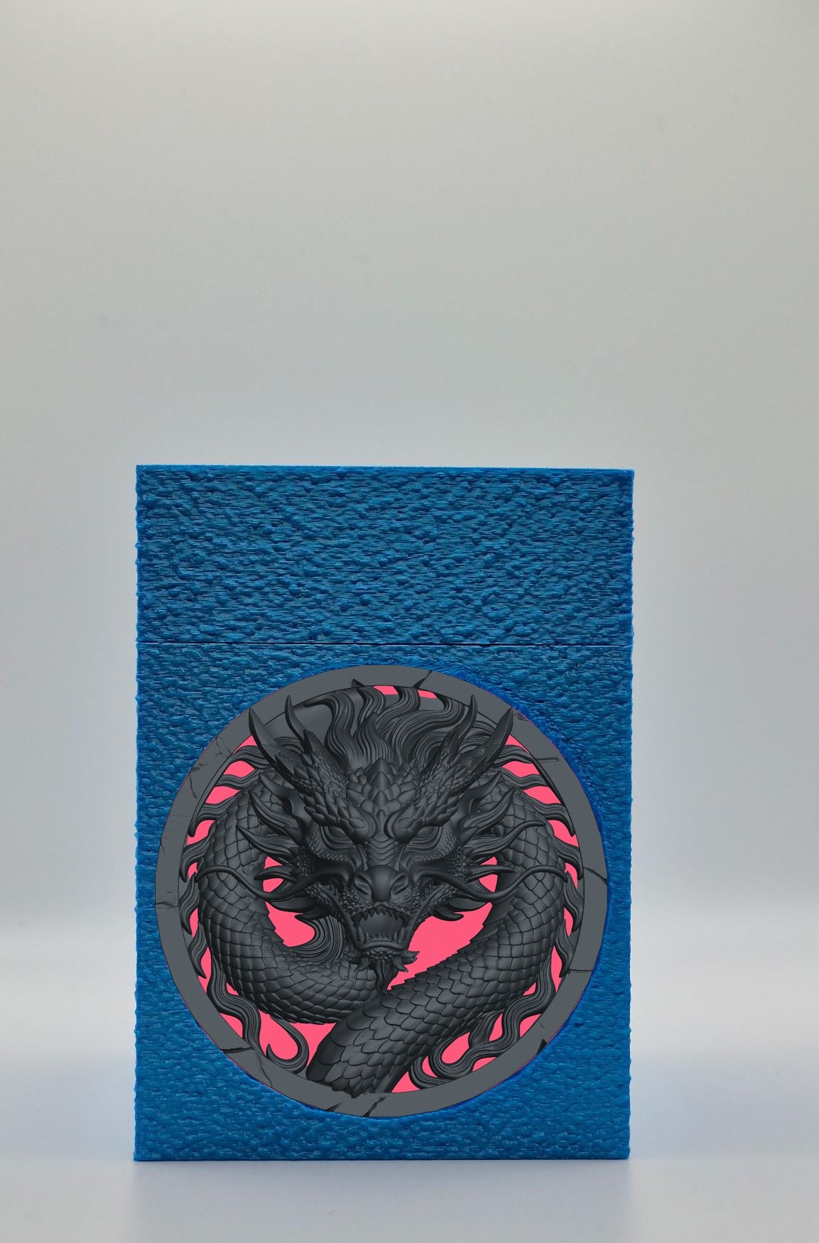 Dragon Card Box — Blue