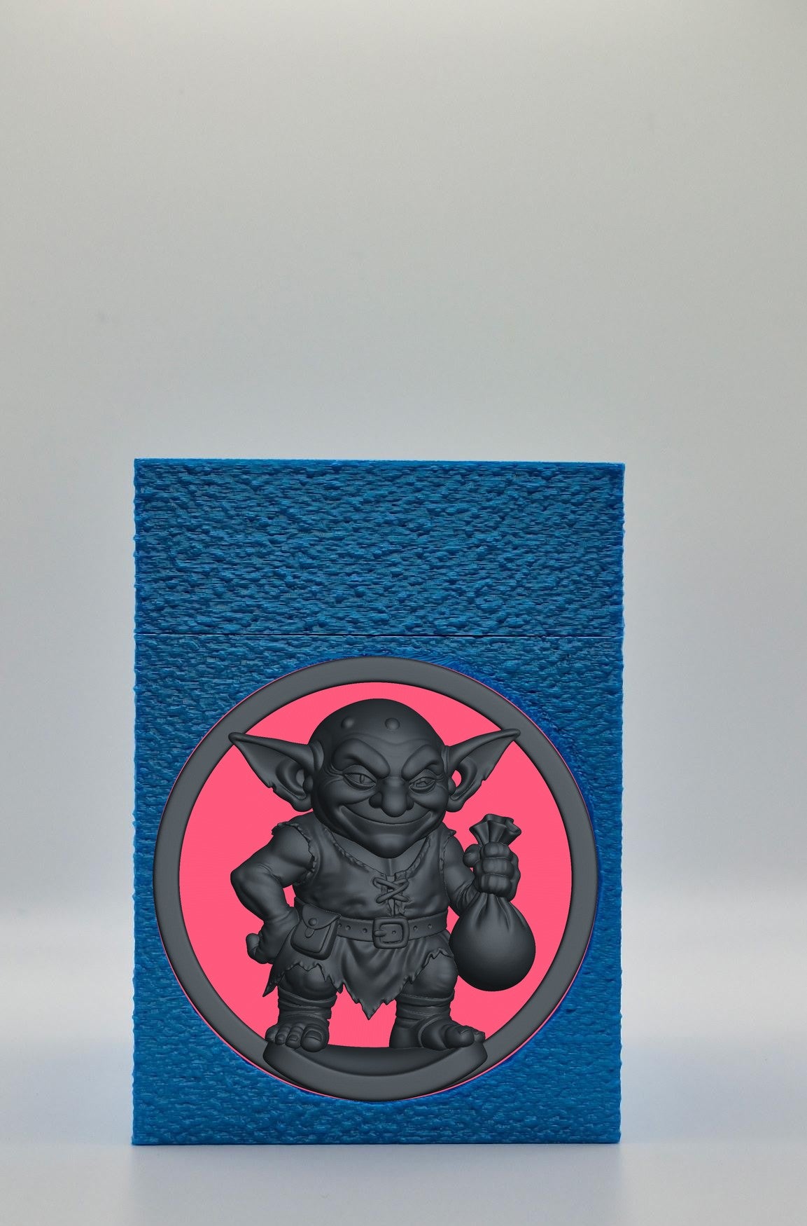 Greedy Goblin Card Box — Blue