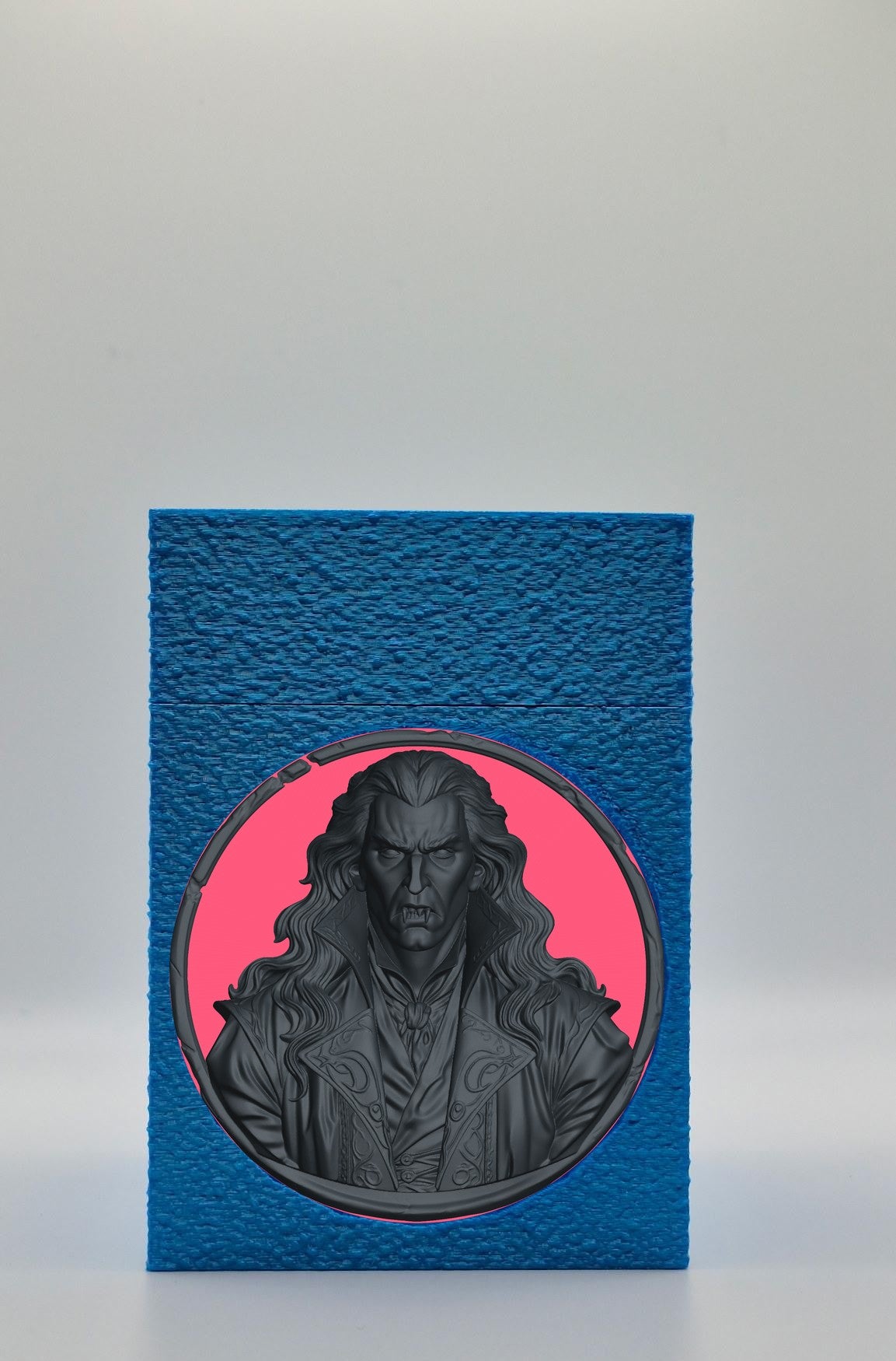 Gothic Vampire Card Box — Blue